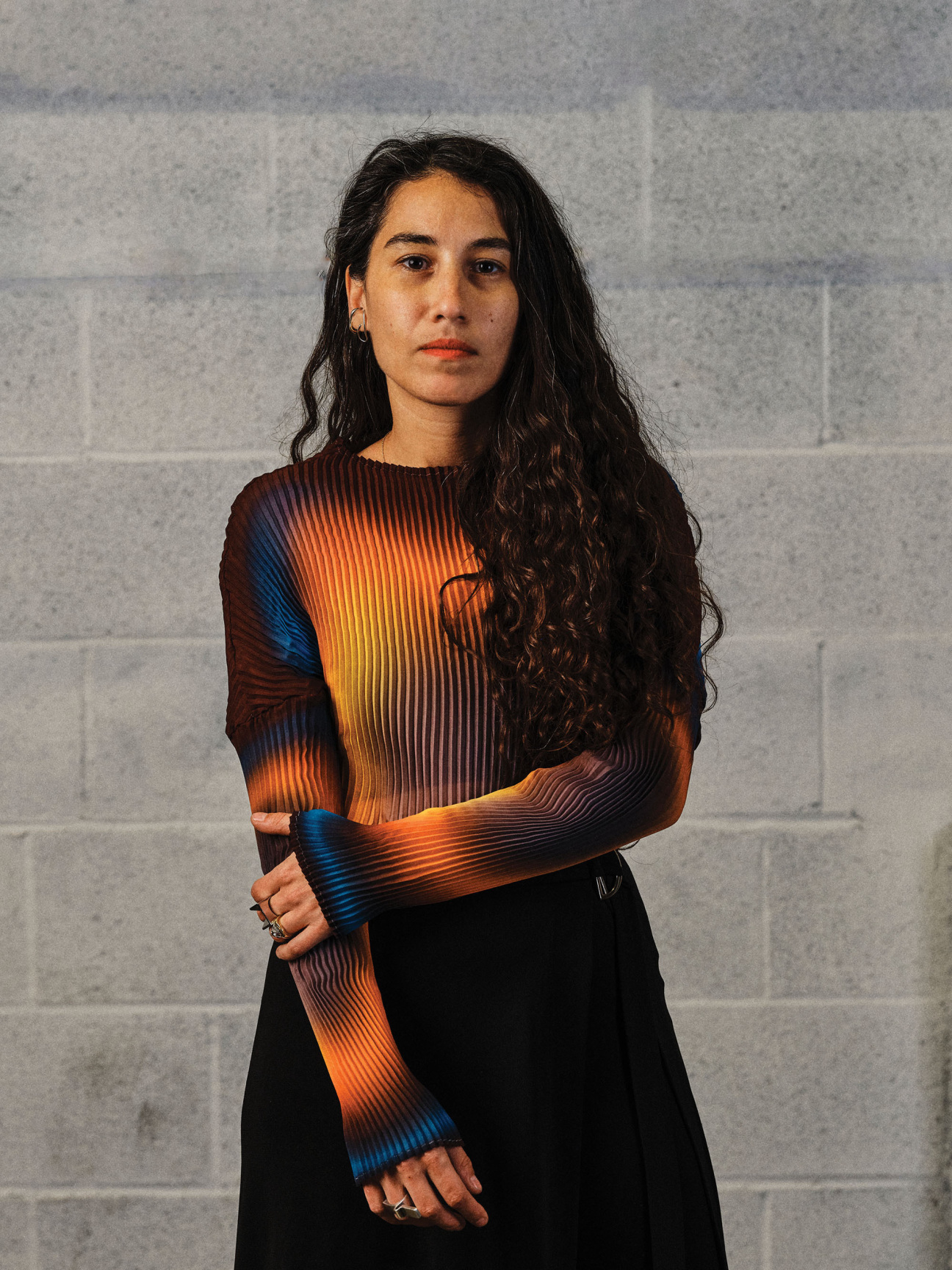 Portrait of Zeina Koreitem by Bryson Malone. 