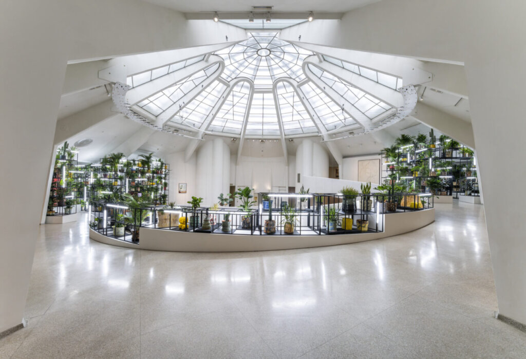 Rashid Johnson, "A Poem for Deep Thinkers" (Installation View), 2025. Image courtesy of the artist and the Guggenheim.