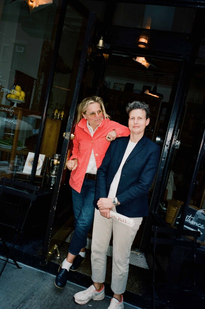 Rita Sodi and Jody Williams at Via Carota in New York