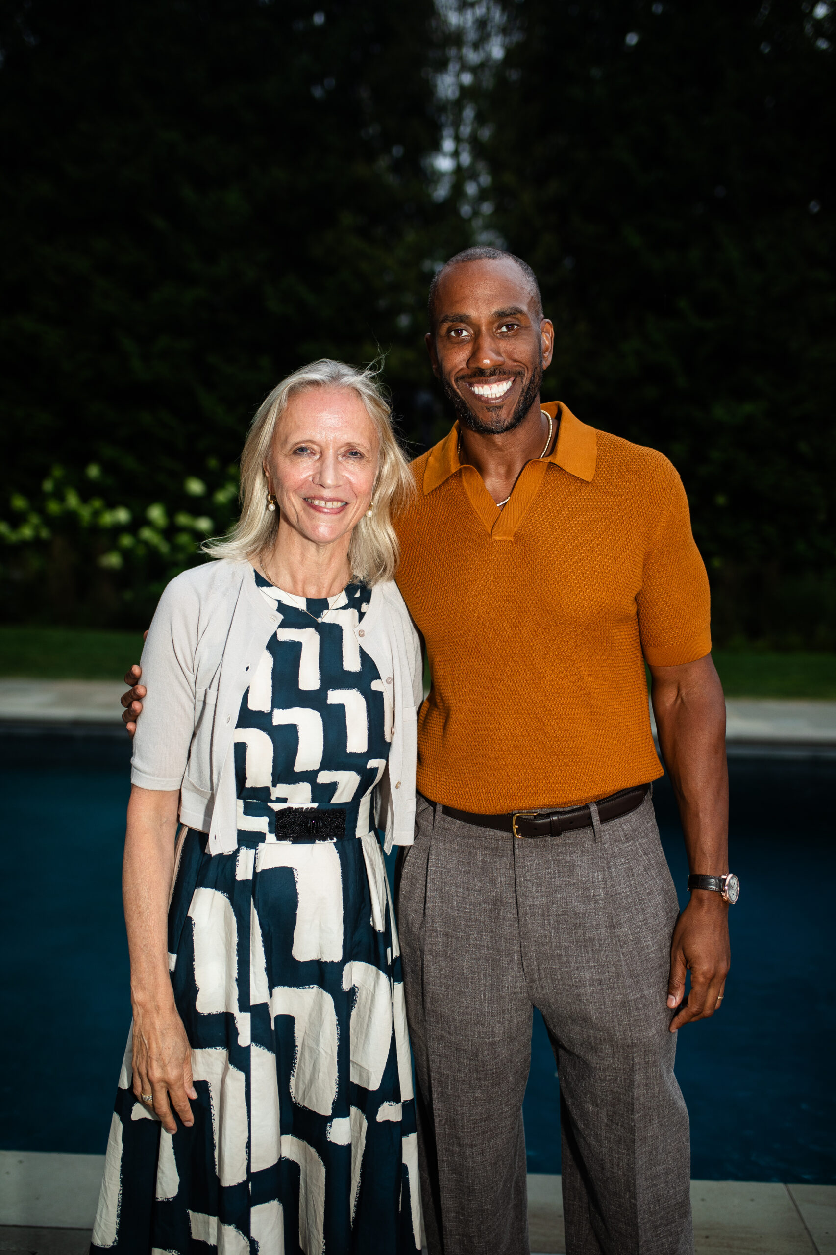 Mariët Westermann and Rashid Johnson