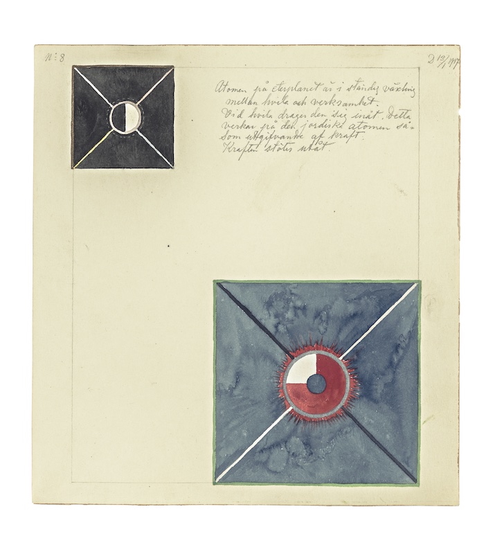 Hilma Af Klint Atom Studies 