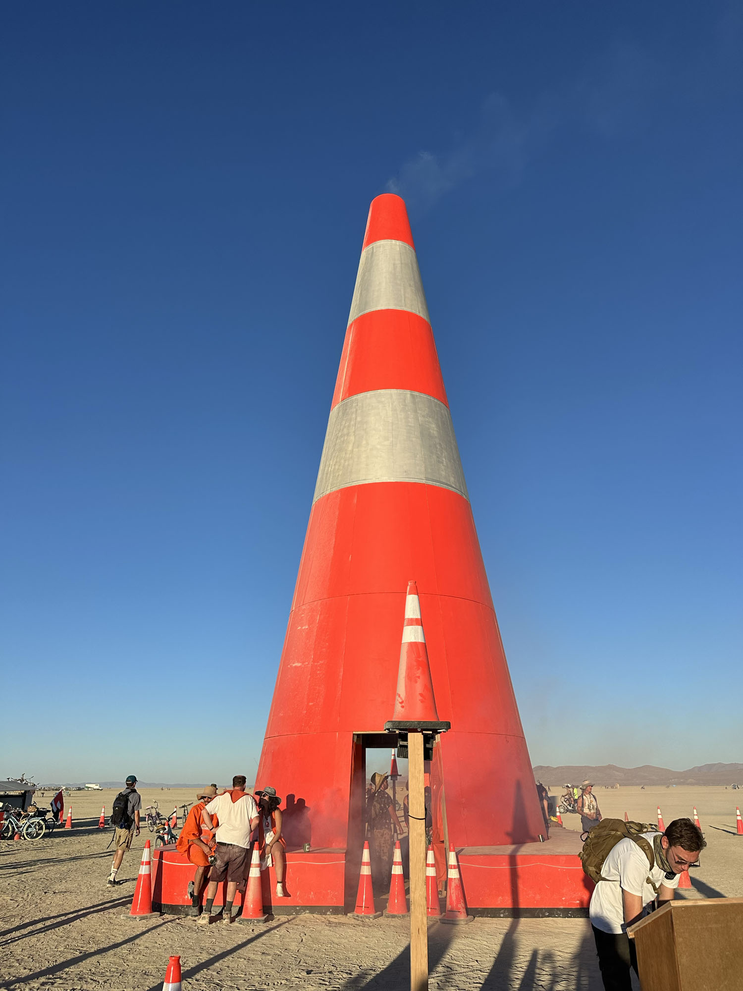 The cone at Burning Man
