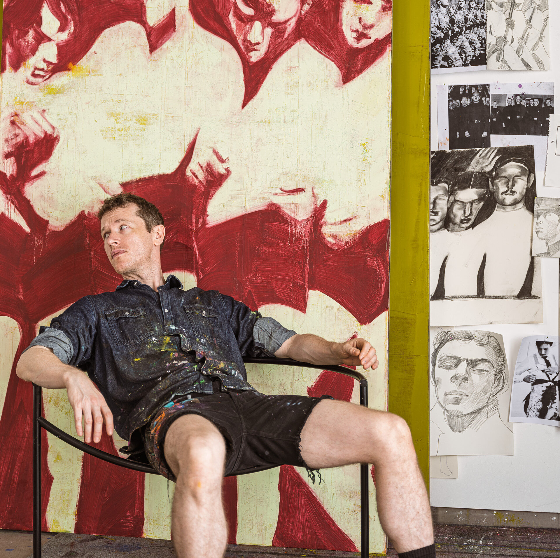 Alex Foxton, Artist, Studio, Galerie Derouillon, Salon 94