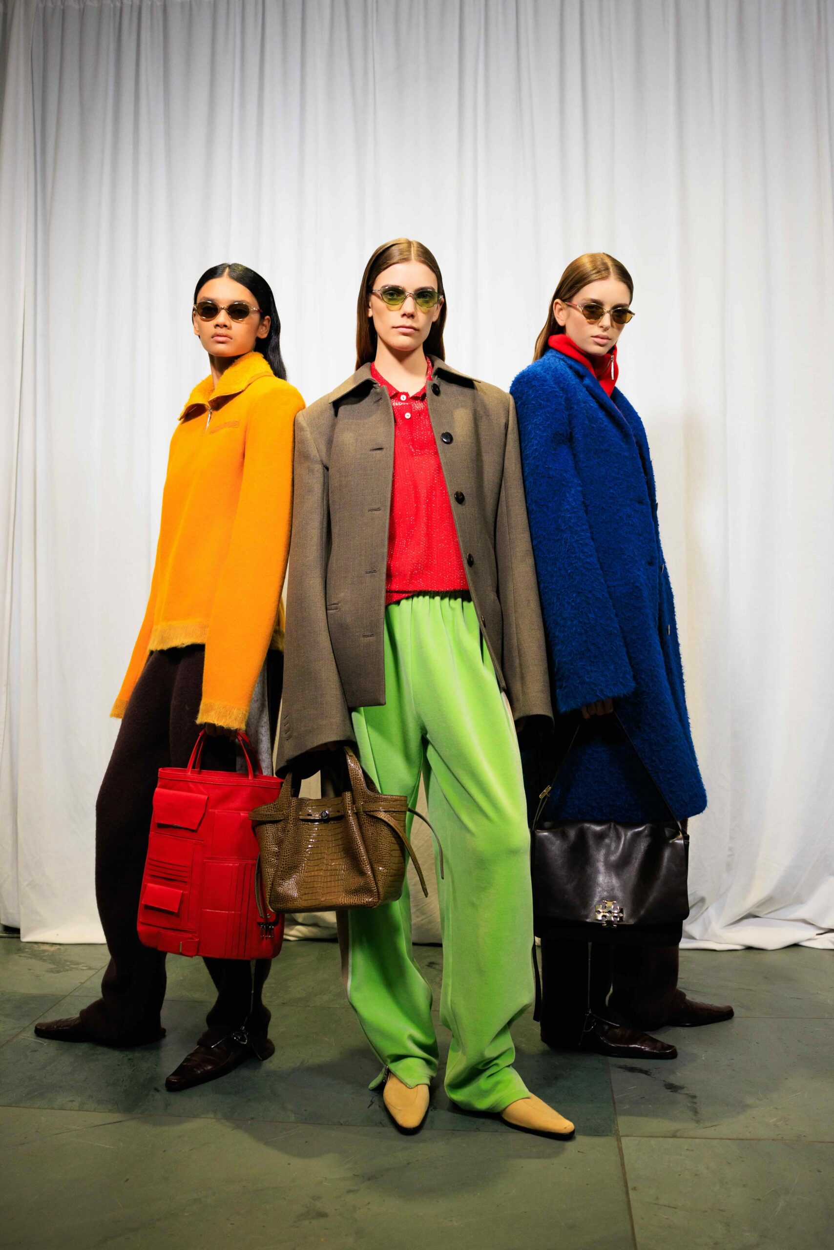 Tory Burch Fall/Winter 2025 models at the runway show