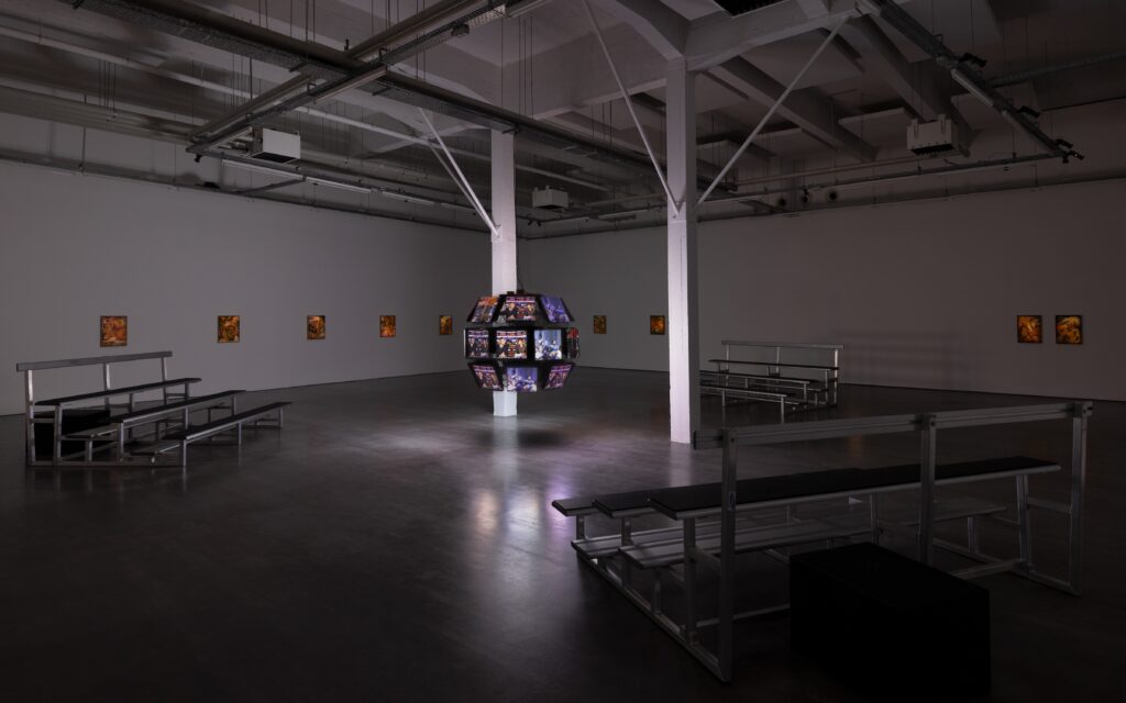Christopher Kulendran Thomas, "Peace Core" (Installation View), Gagosian, 2025