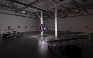 Christopher Kulendran Thomas, "Peace Core" (Installation View), Gagosian, 2025