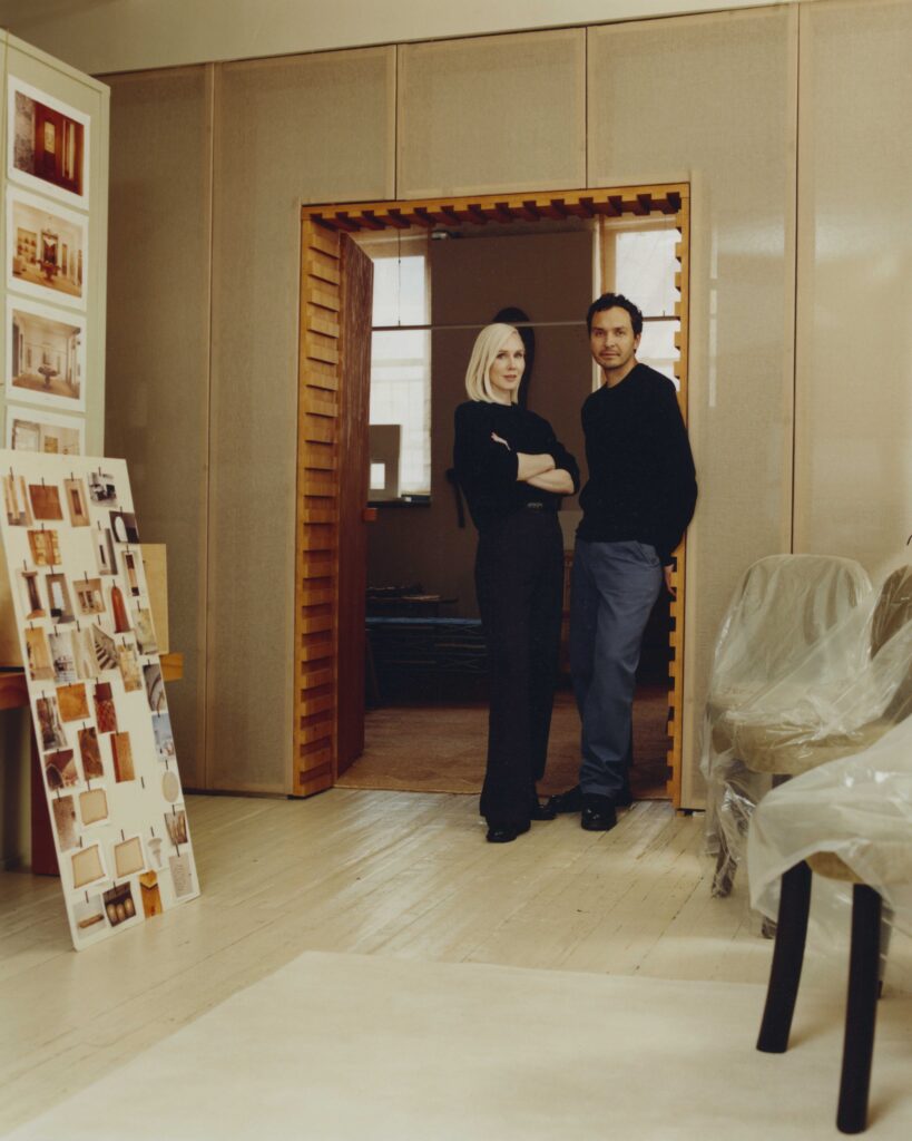 Studio Valle de Valle designers in their new york studio