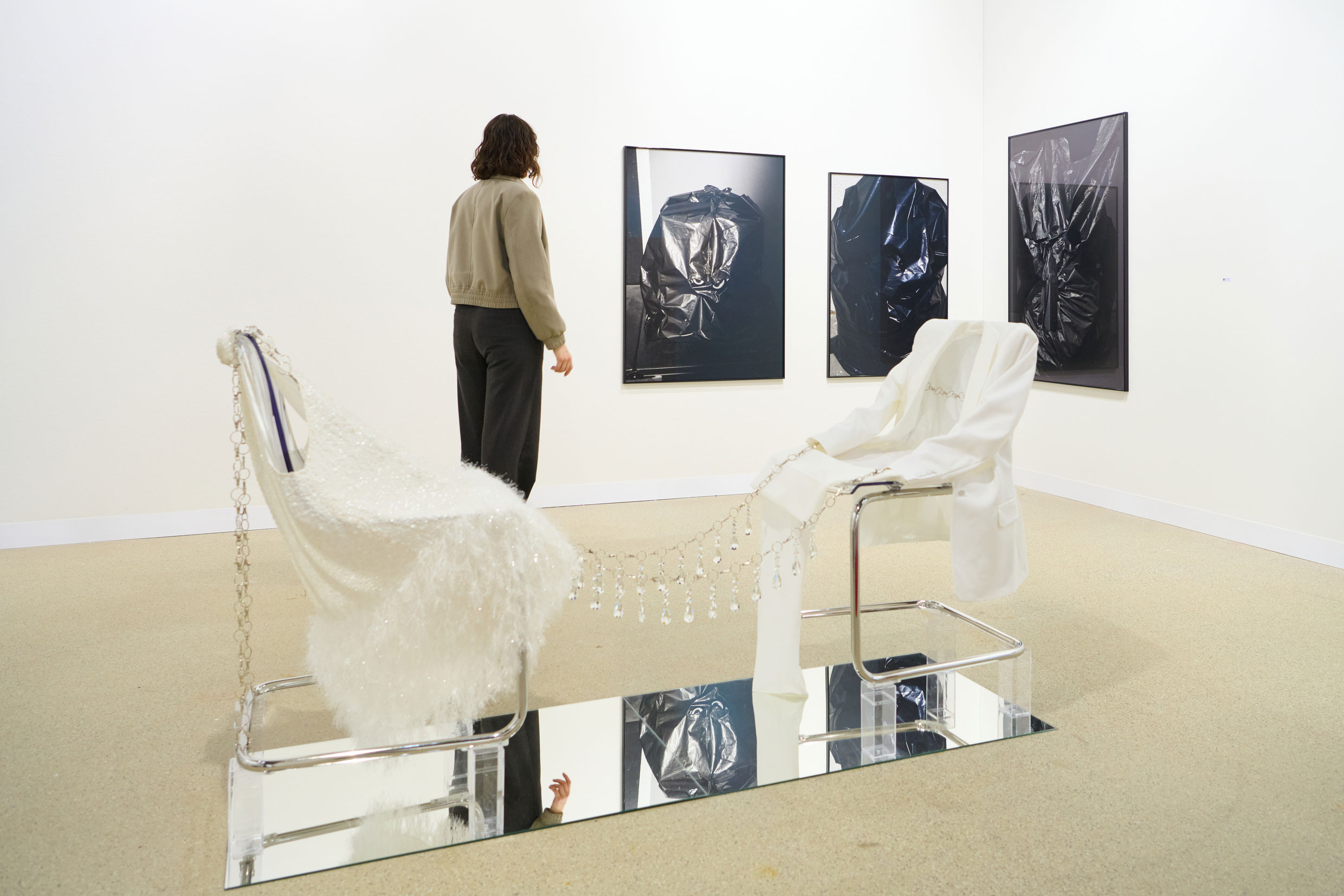 Artworks by Megan Plunkett, Alexandre Khondji, and Kayode Ojo at Art Basel