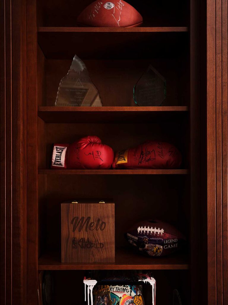 NBA player Carmelo Anthony home interiors