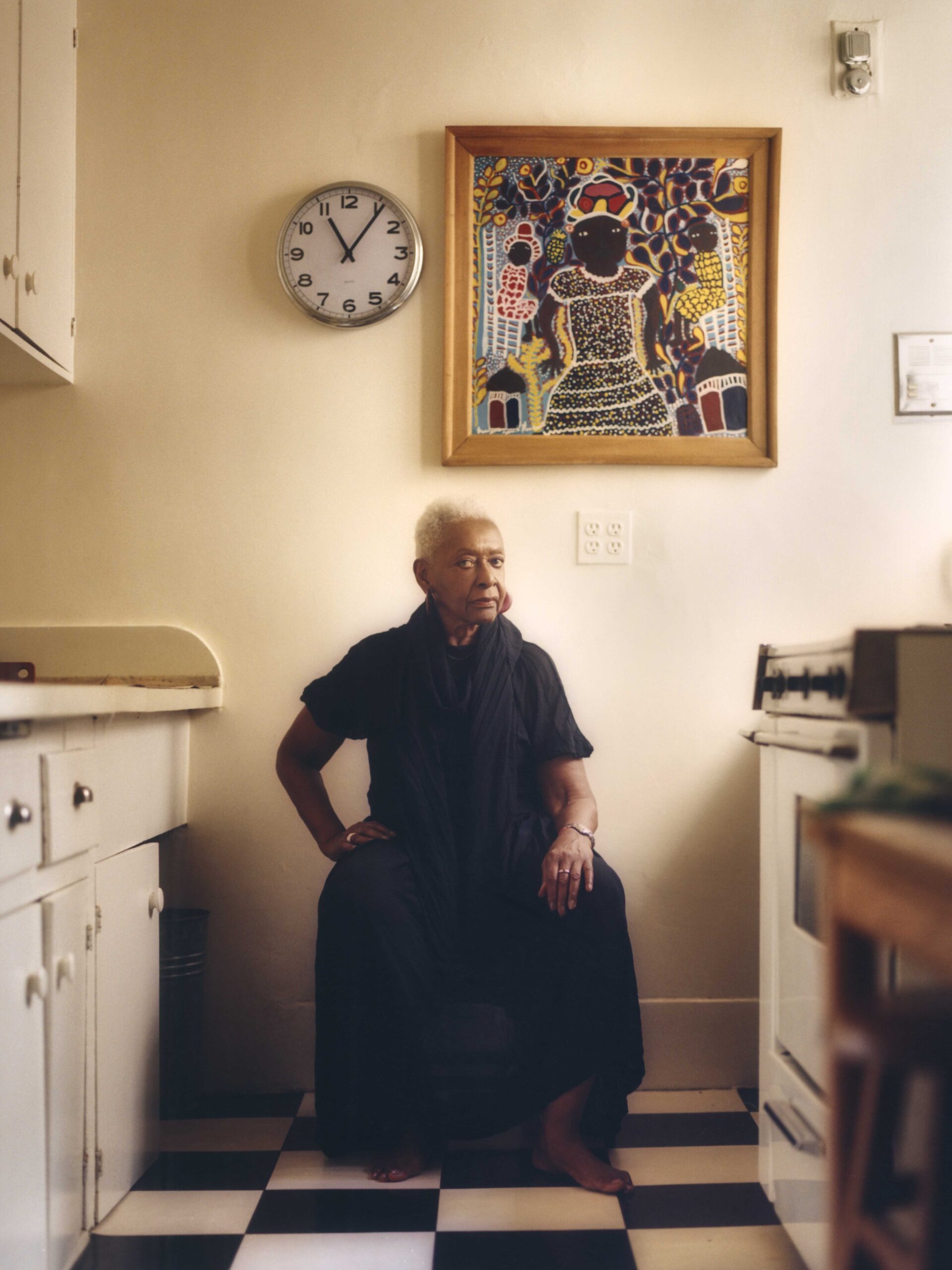Bethann Hardison at home in New York photographed by Tom Scanlan.