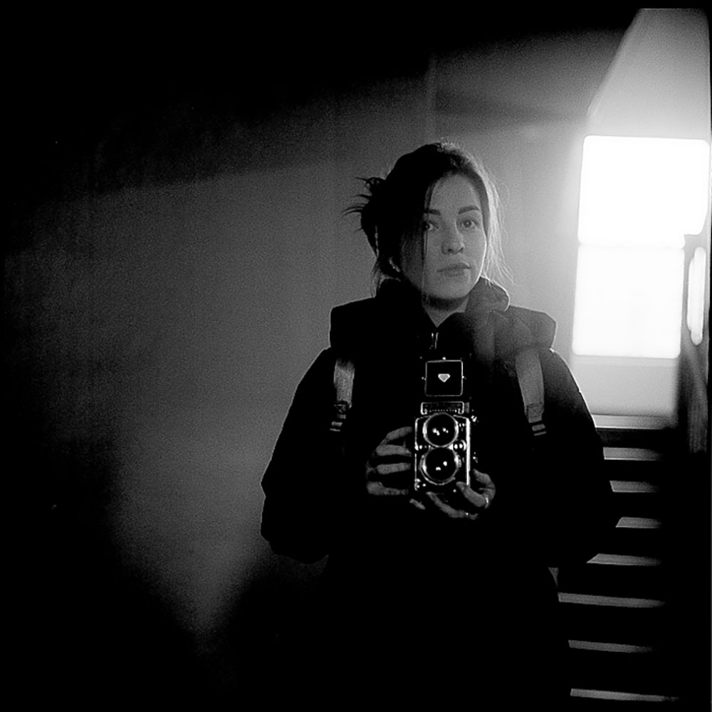 self-portrait by photographer Iva Sidash