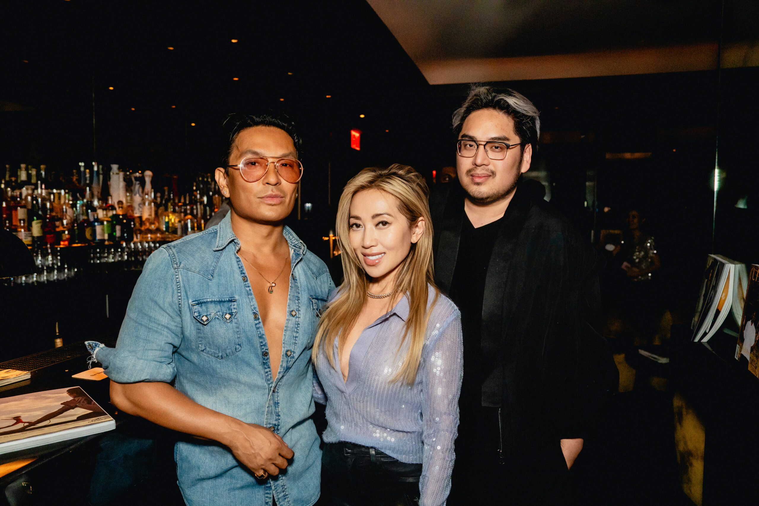 Prabal Gurung, Tina Craig, and Bach Mai