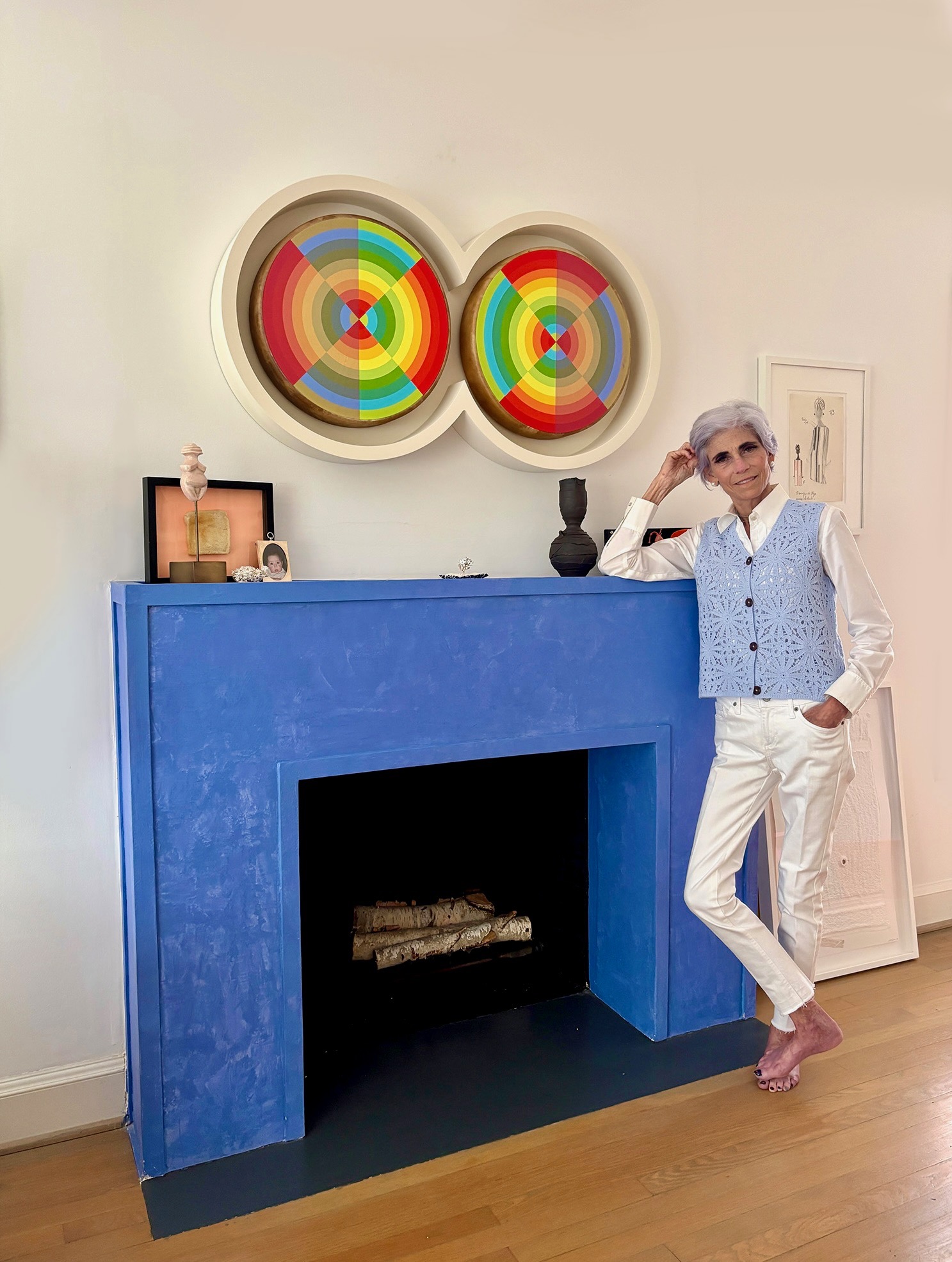 Portrait of Judy Nyquist by Jeffrey Gibson
