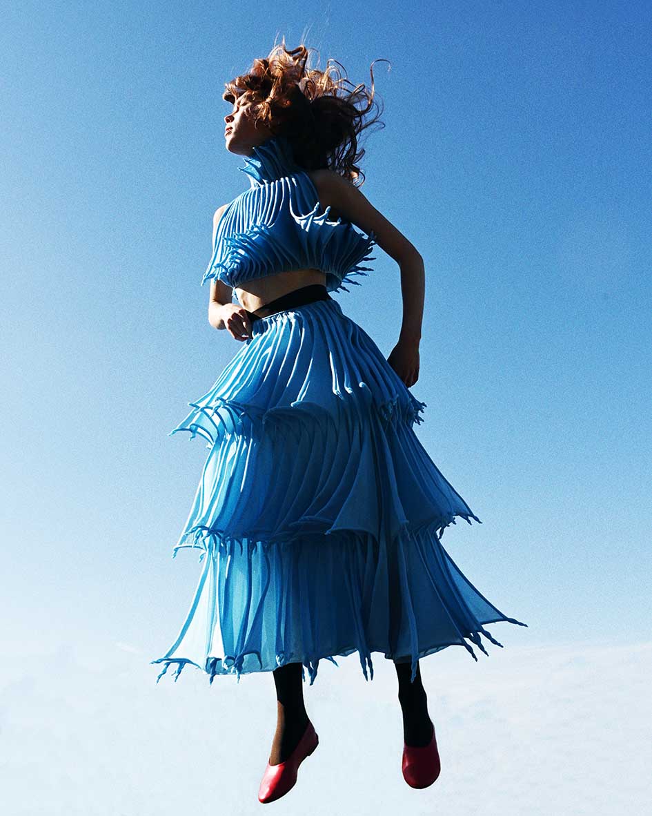Anneliek, top, skirt, Alaïa, dress, Loewe, tights, Swedish Stockings
