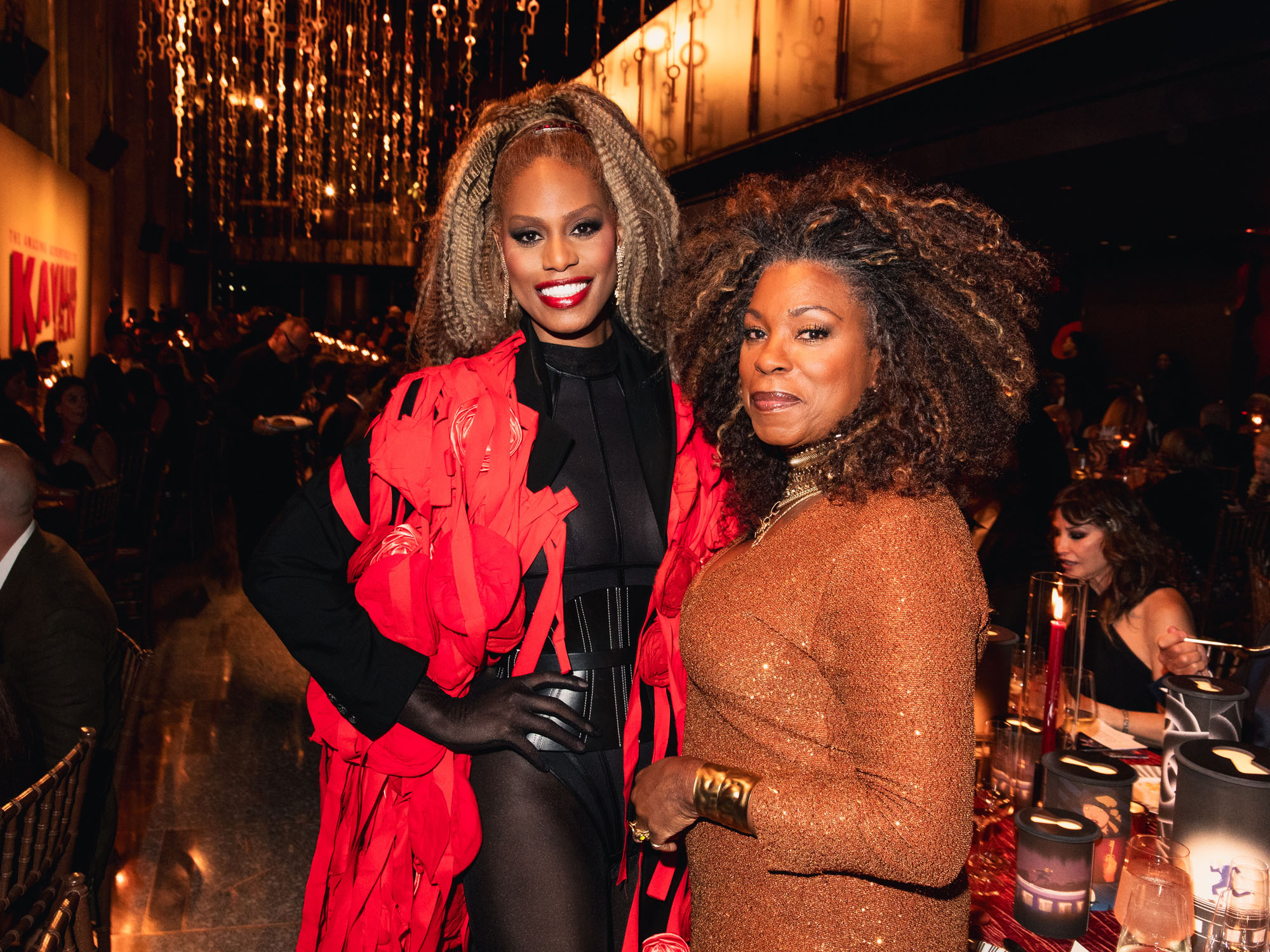 Laverne Cox and Lorraine Toussaint