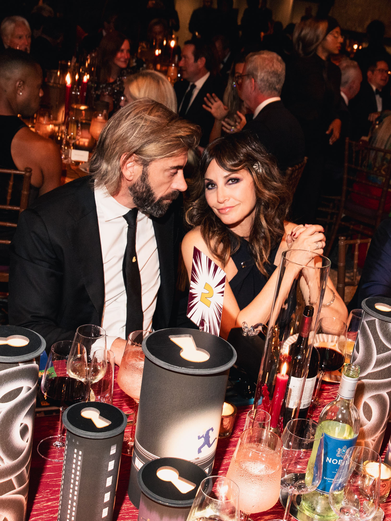 Mike Baxter and Gina Gershon