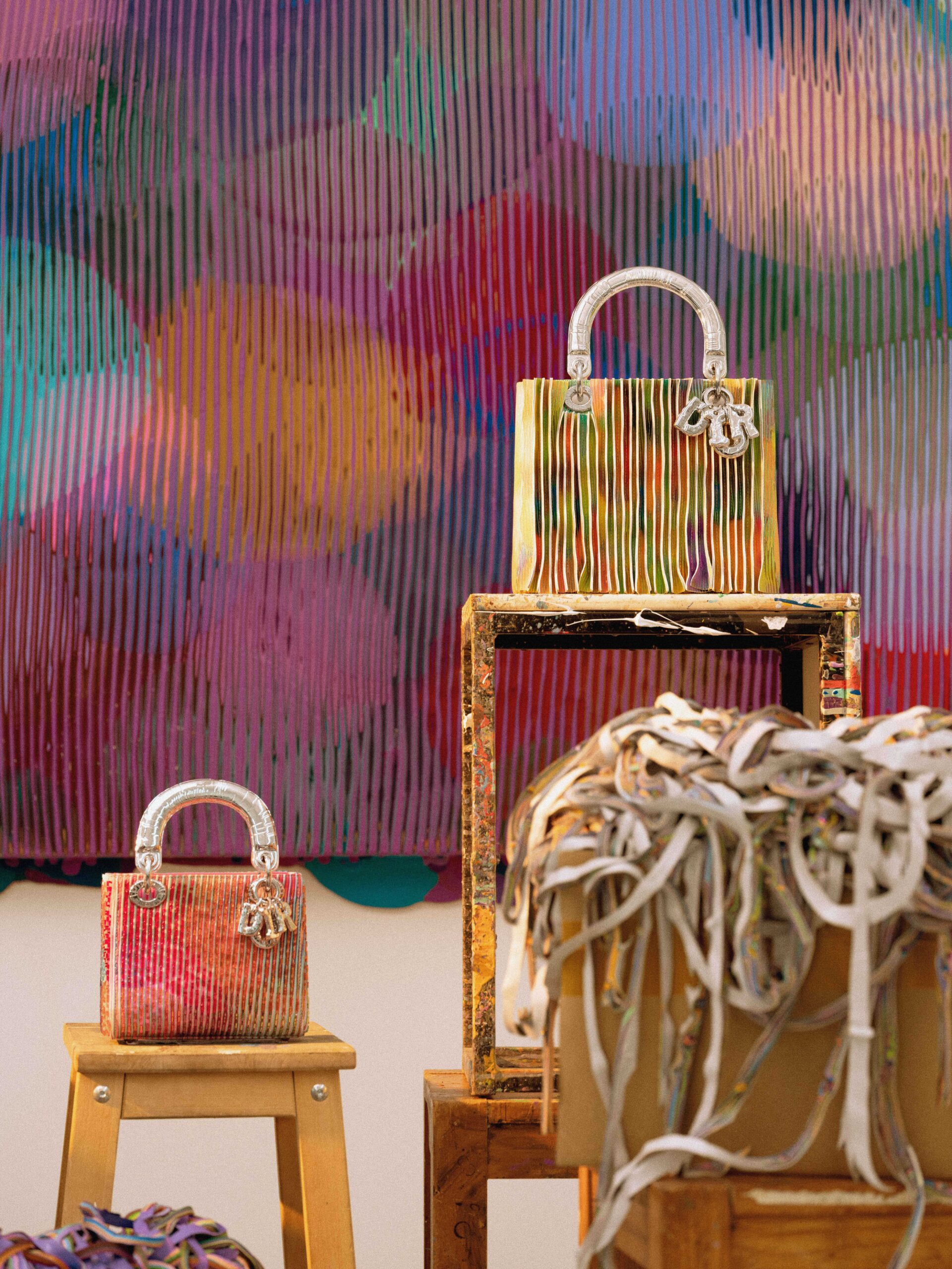 ju ting lady dior art bag