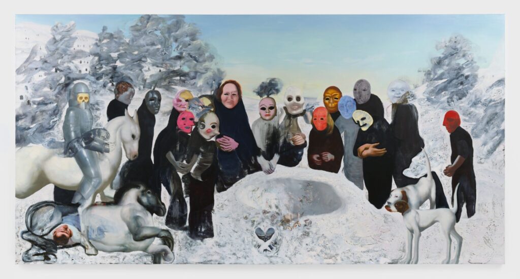 Ambera Wellmann, Death Masks Eternity, 2025, on view at Hauser & Wirth.