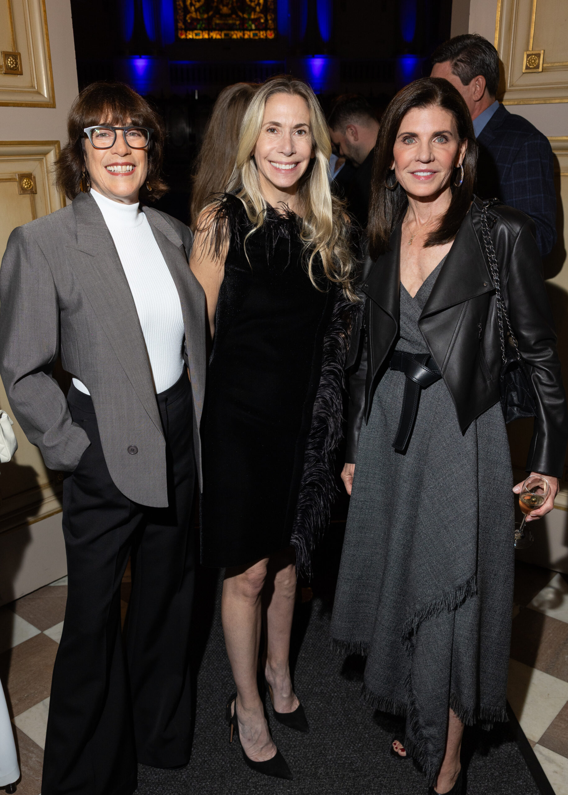 Madeleine Grynsztejn, Bonnie Abraham, and Nancy Crown