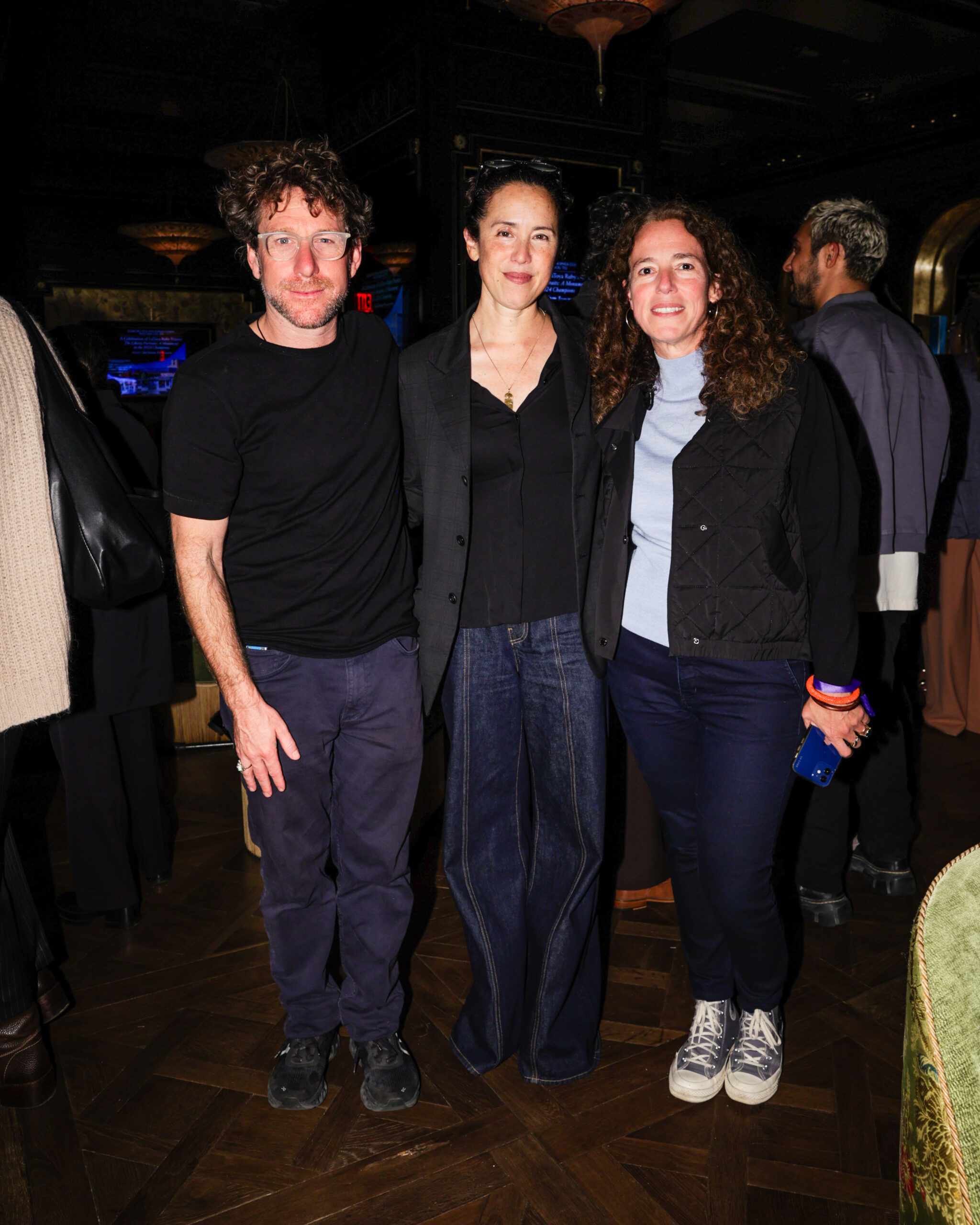 Dustin Yellin, Sarah Sze, and Fernanda Arruda