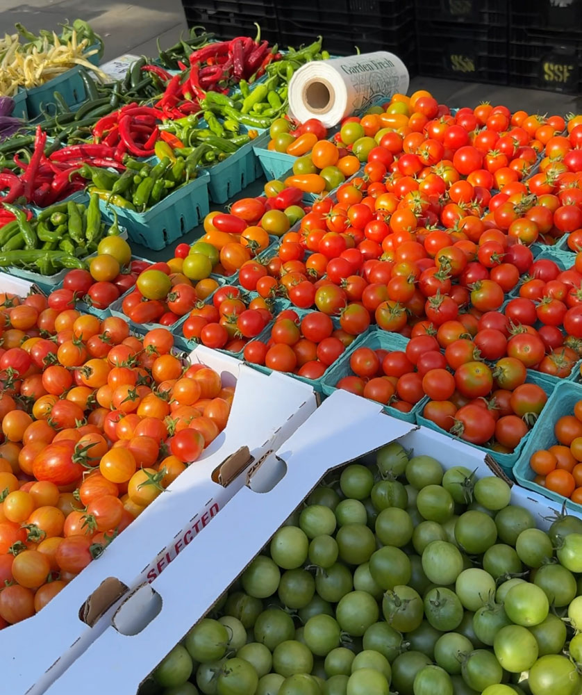 Union Square farmer's market produce