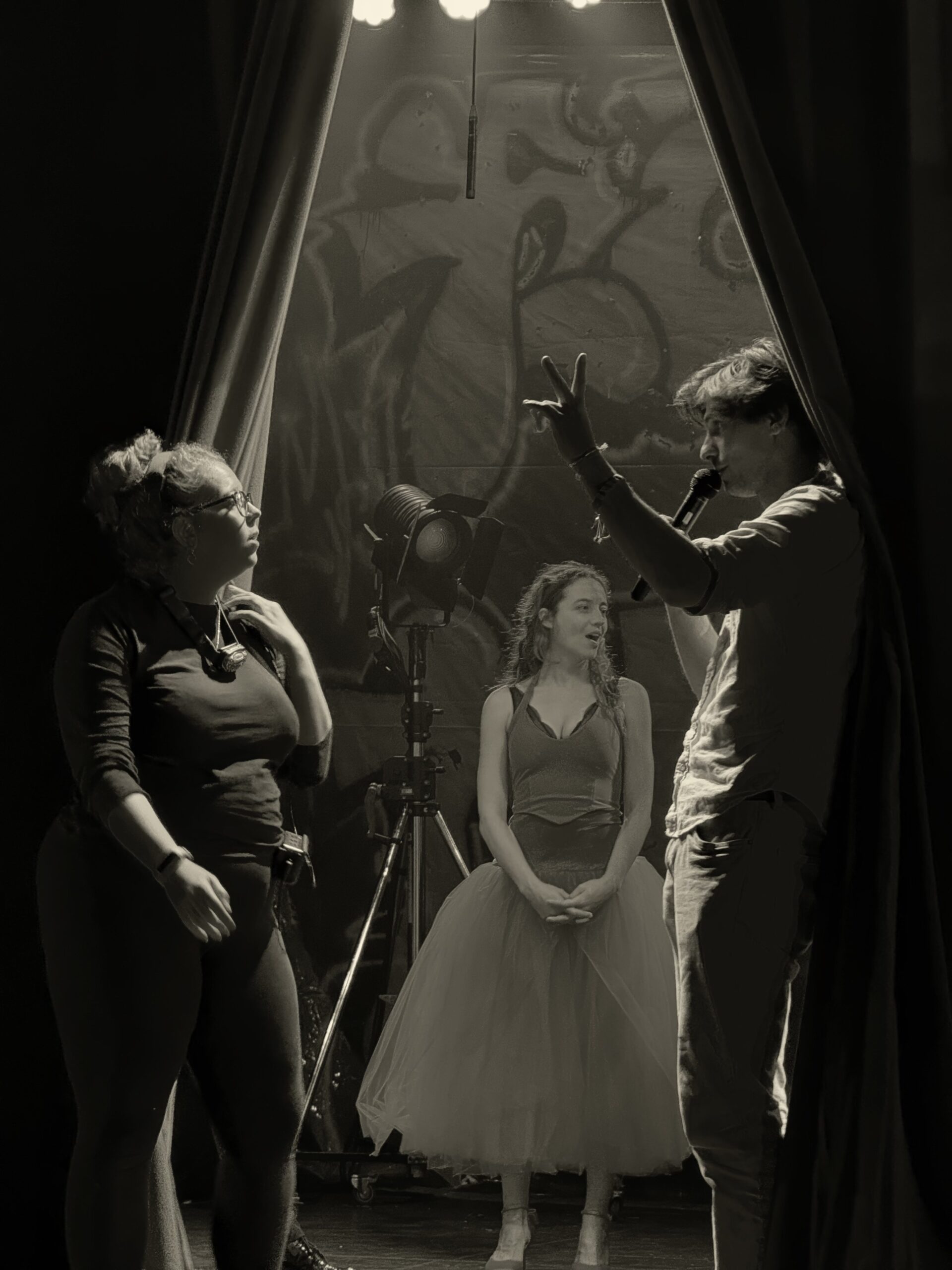 Alexander Molochnikov at rehearsal for Seagull: True Story. 