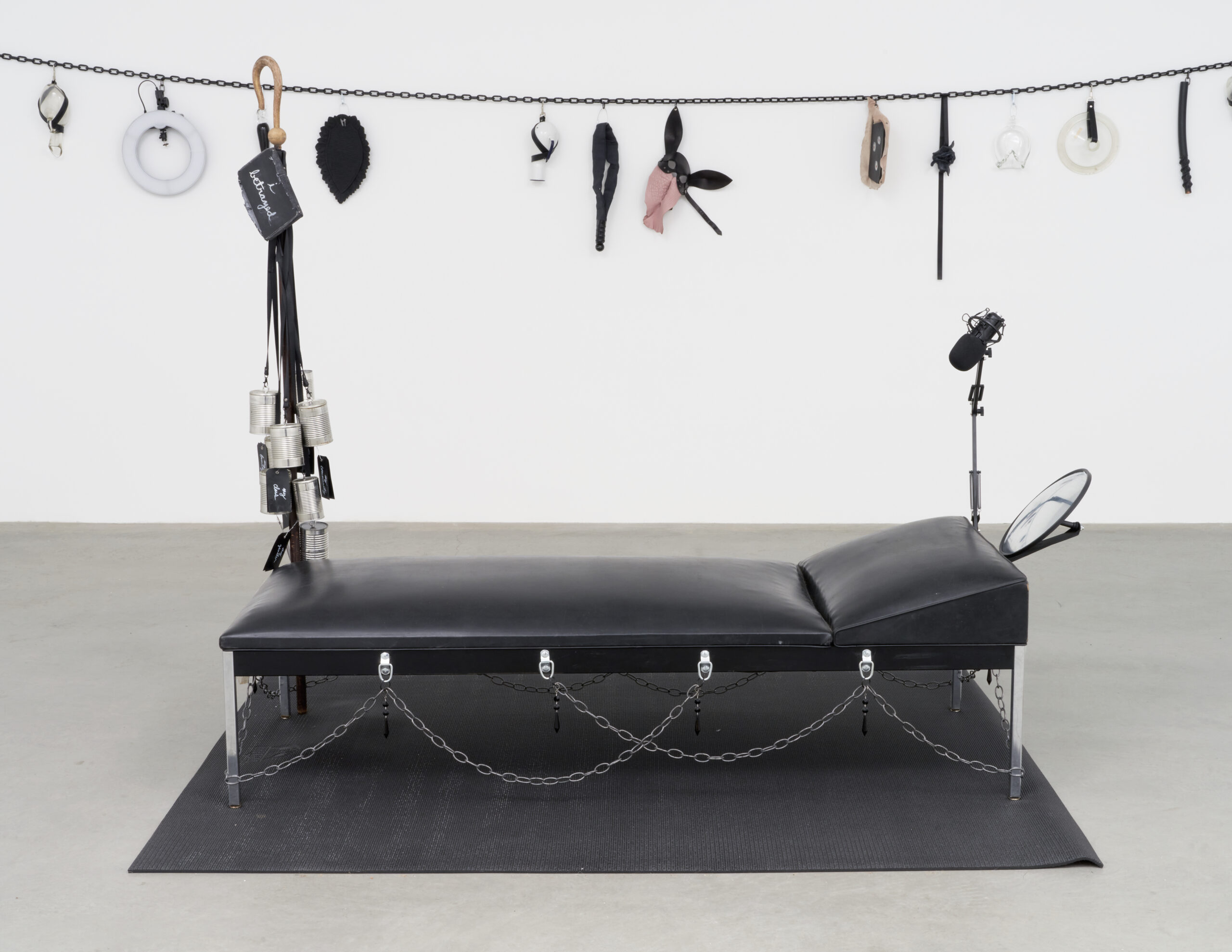 Installation view of "Nayland Blake: Session," Matthew Marks Gallery, 2025. 