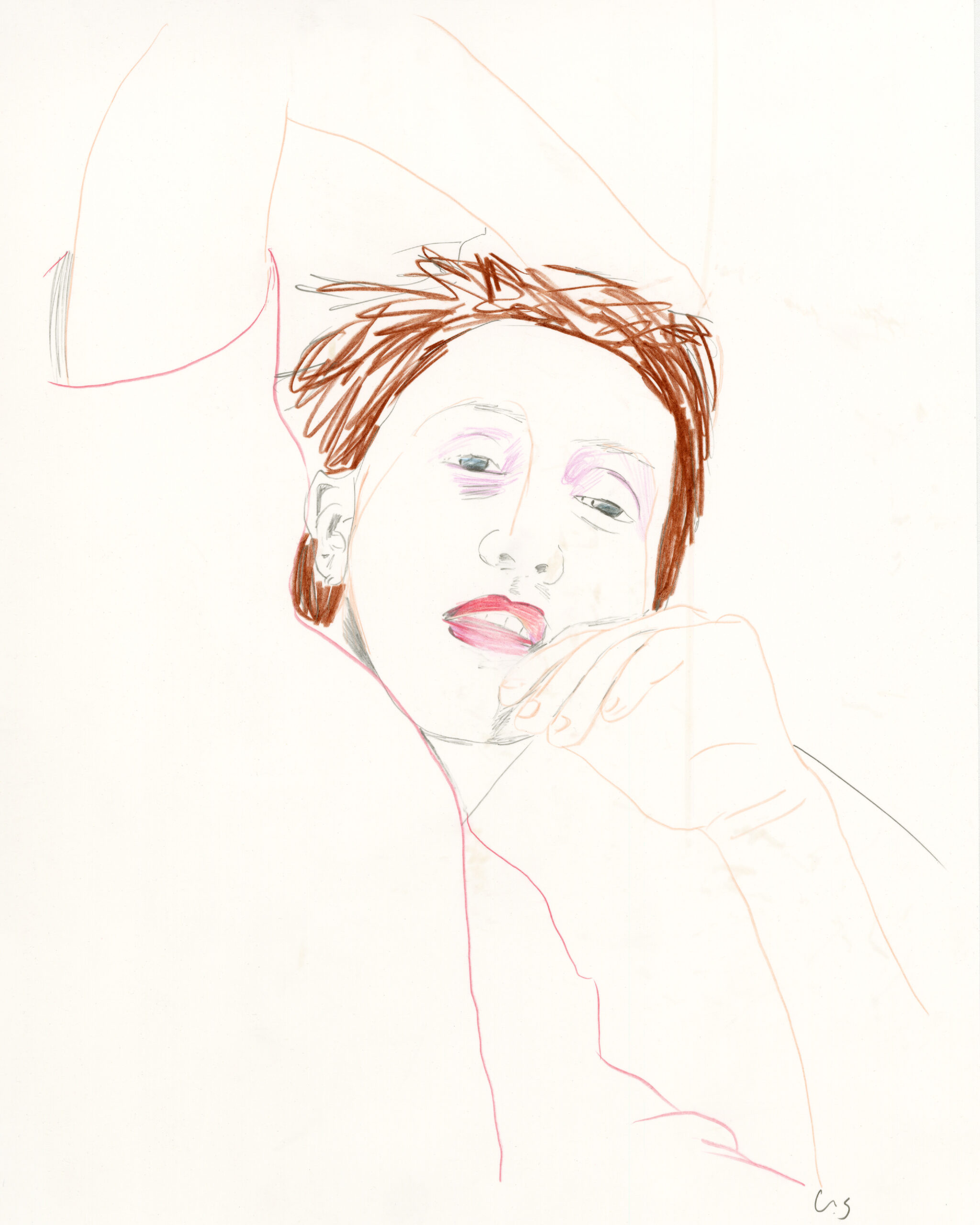 Reading poetry, illustrations by Collier Schorr and courtesy of Versace