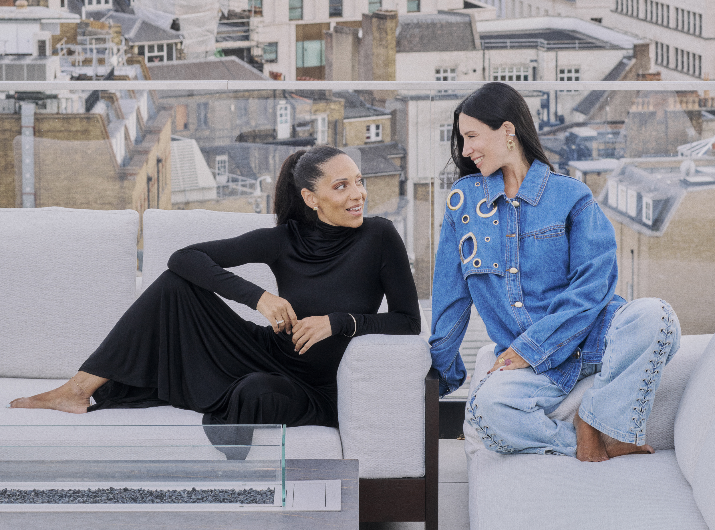 Portrait of Chimere Cissé and Greta Scarpa by Nick Thompson, Stella Alliance