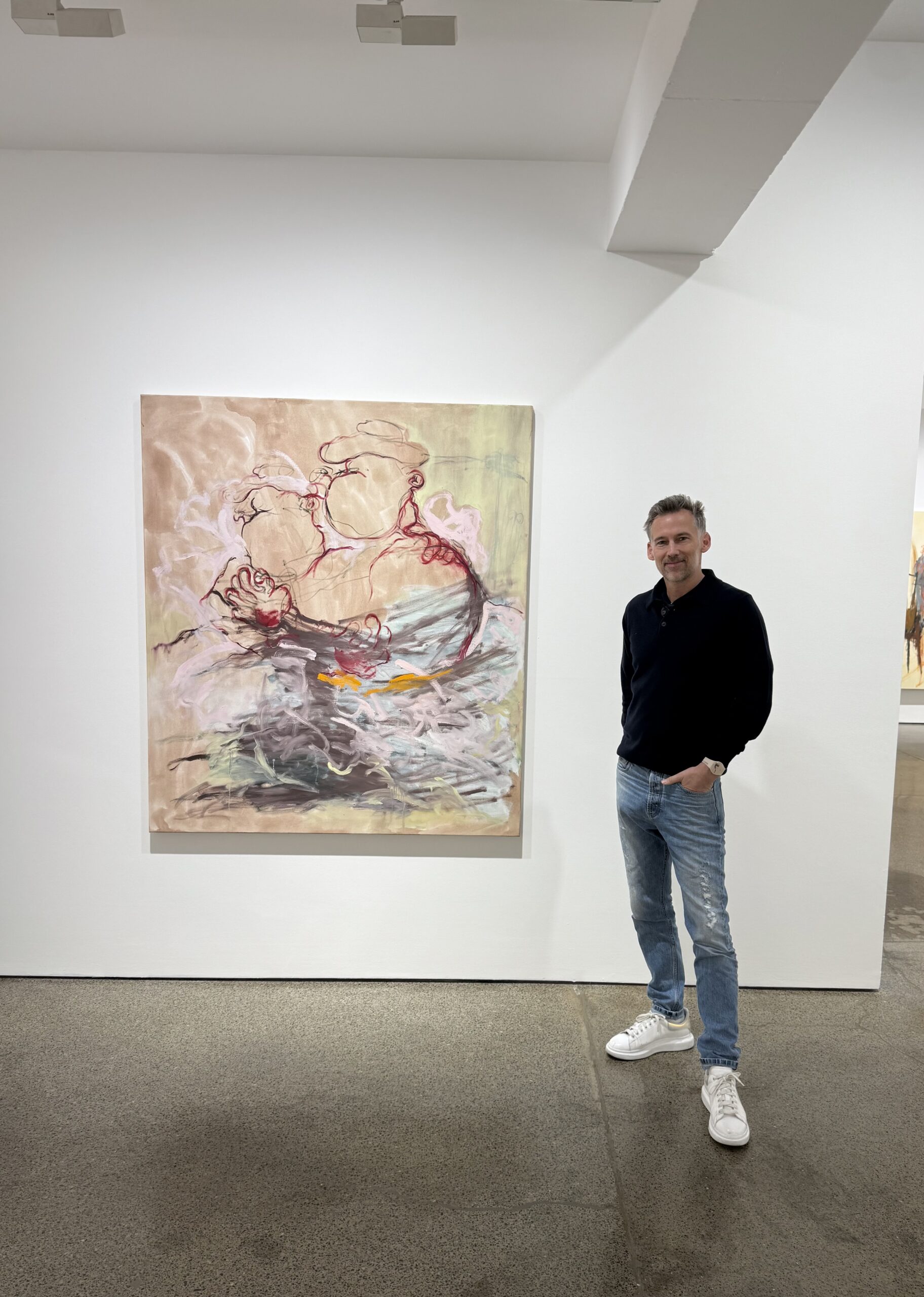 Lubin with artwork by Lola Stong-Brett. 