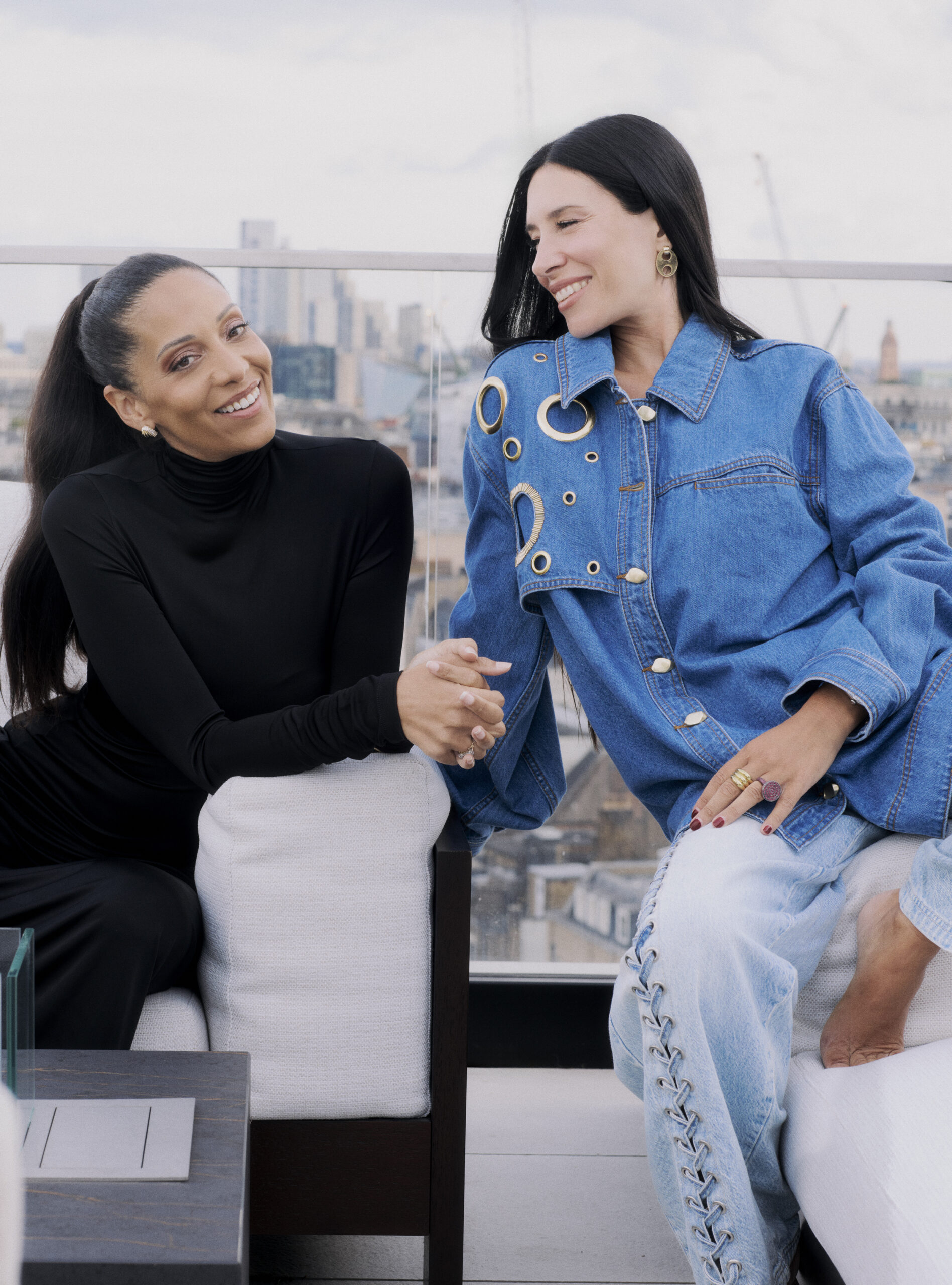 Portrait of Chimere Cissé and Greta Scarpa by Nick Thompson, Stella Alliance