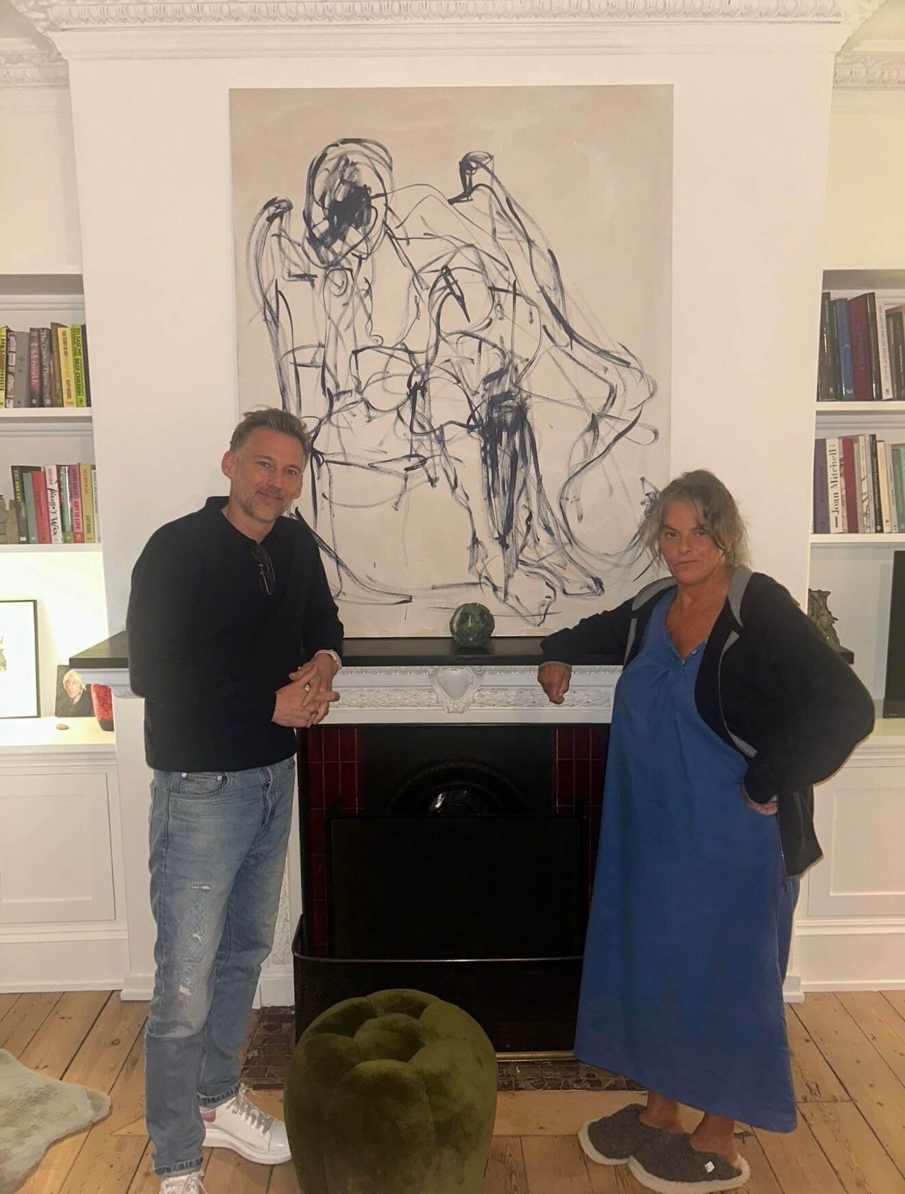 Joel Lubin and Tracey Emin in Margate. 