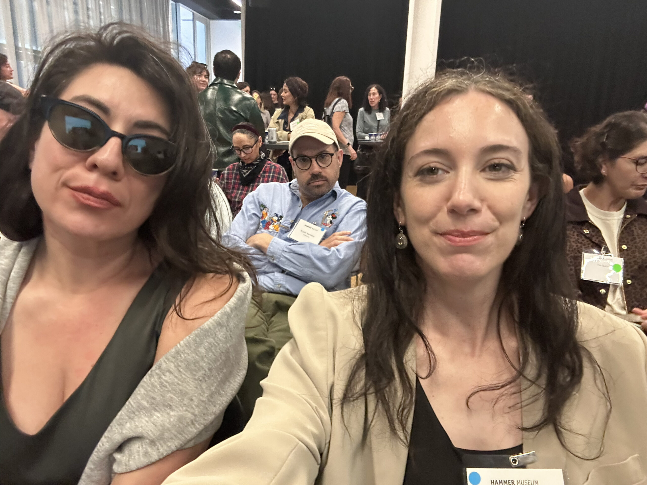 Front row, from left: Christina Catherine Martinez, Juliana Halpert. Behind: Bryan Barcena