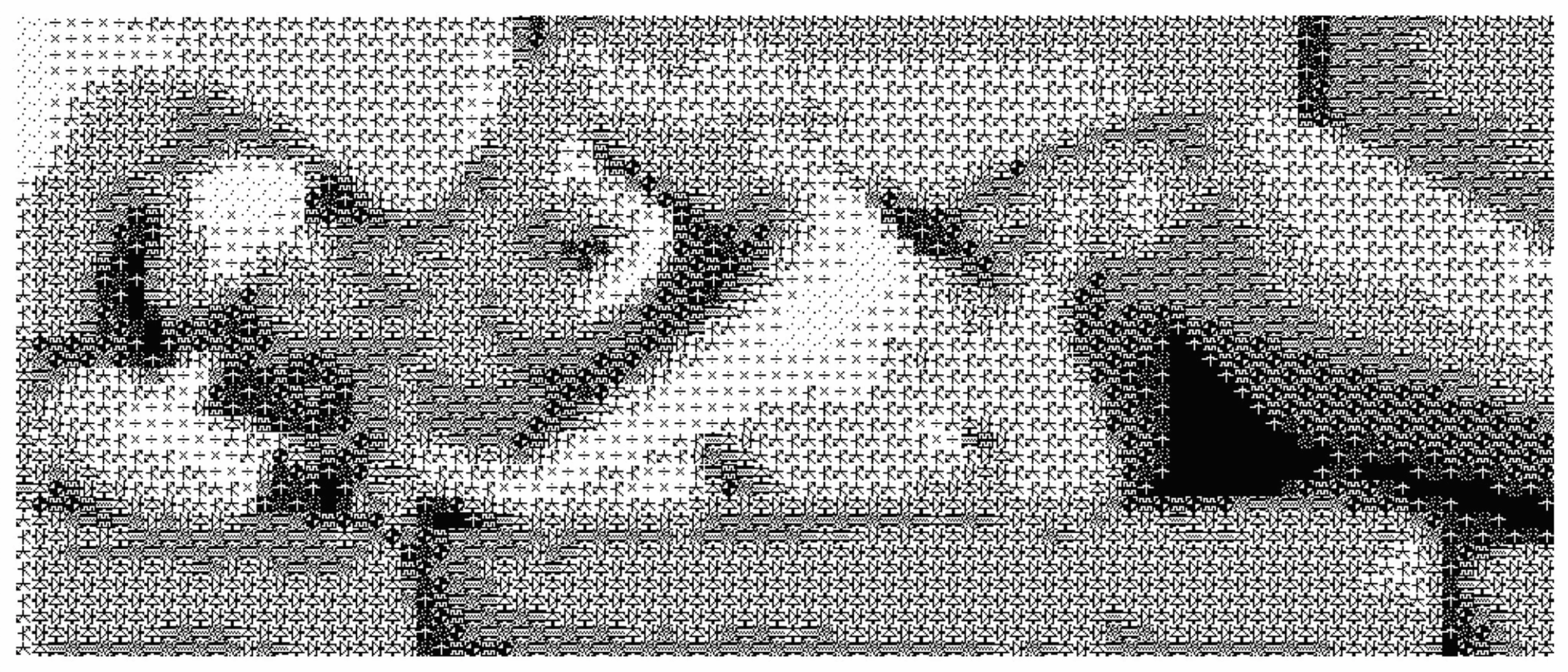 Ken Knowlton, Leon Harmon, Computer Nude (Studies in Perception I), 1967.