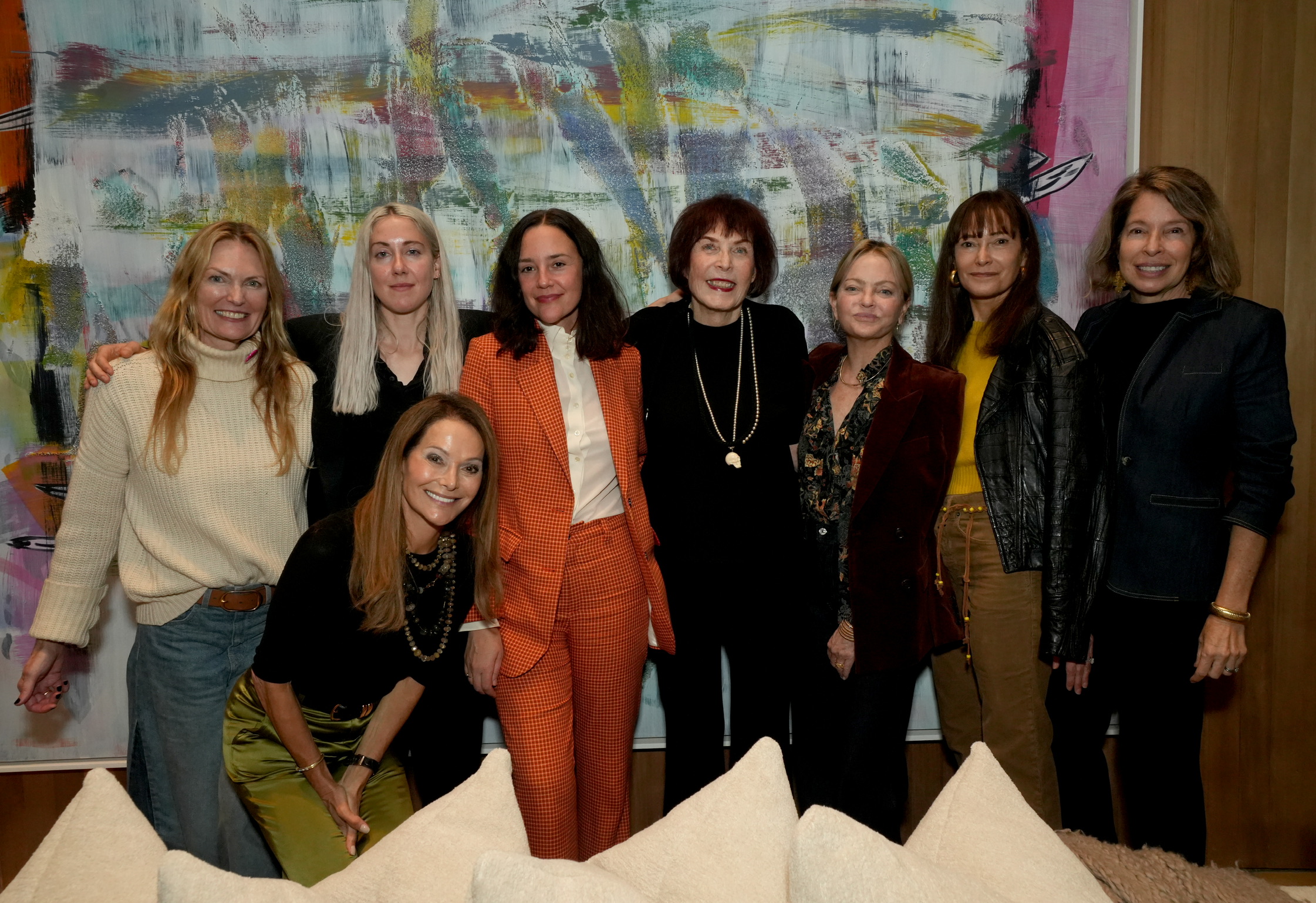 Amanda Benchley, Debi Wisch, Mackenzie Scott, Jenna Gribbon, Marilyn Minter, Jennifer Ash Ruddick, Jeanne Greenberg Rohatyn, and Anne Pasternak, David Silverstein