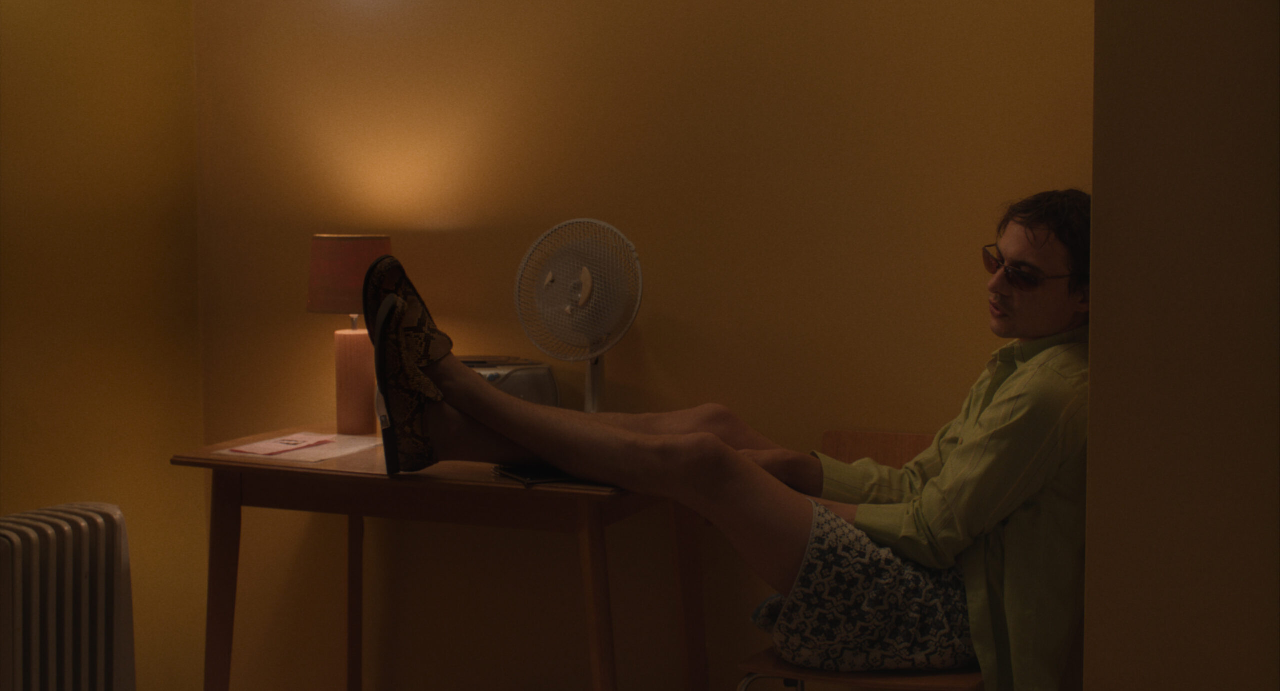 Film still from Urchin, 2025, by Harris Dickinson