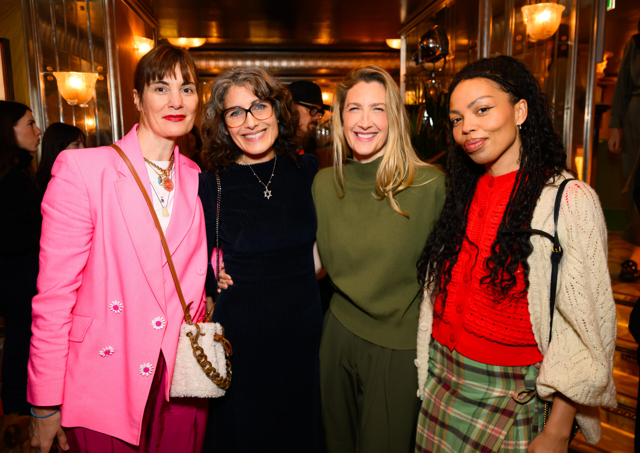 Maria Kastani, Lisa Edelstein, Georgina Cohen, and Emma Dabiri