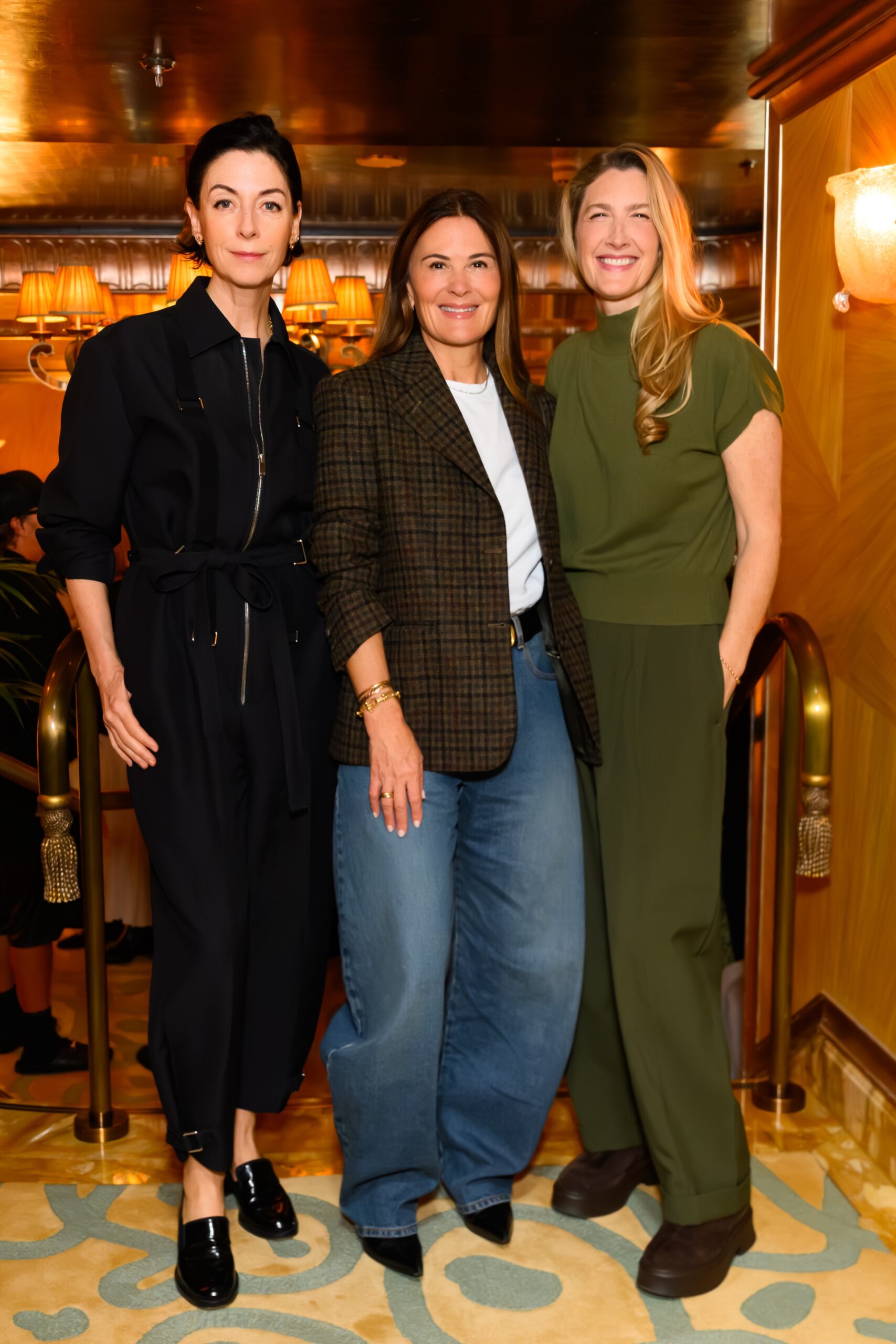 Mary McCartney, Sarah Harrelson, and Georgina Cohen