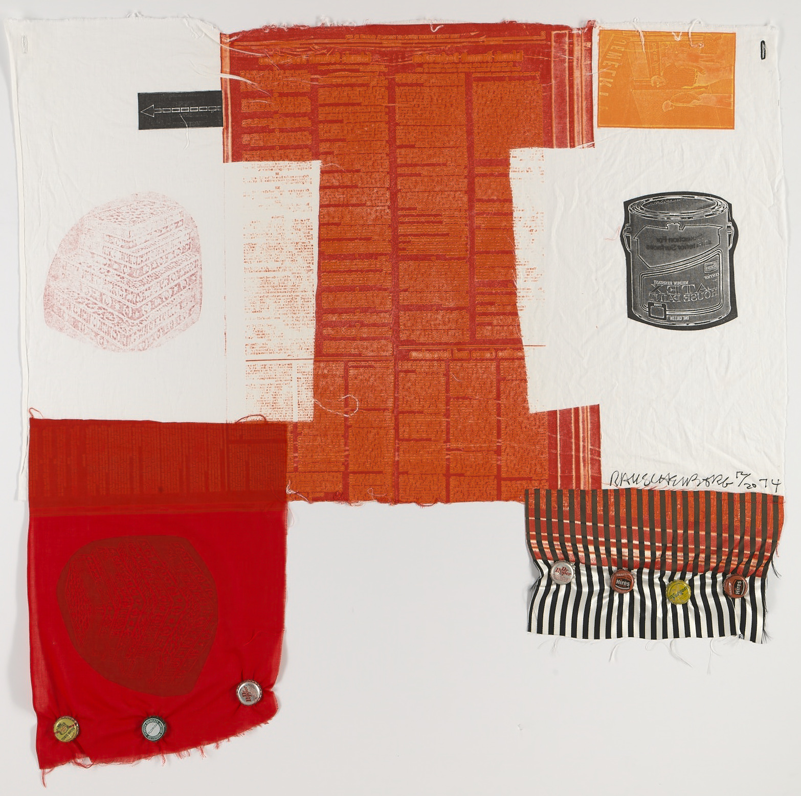 Robert Rauschenberg, Cat Paws (Airport Suite), 1974.