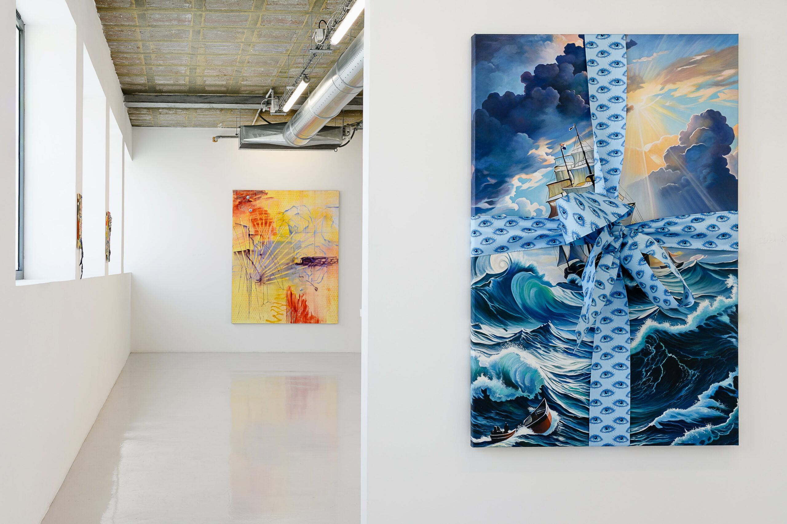 Exhibition view of "More Just." Photography courtesy of Anna Denisova and Air de Paris.