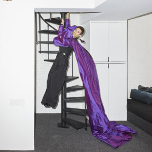 Opera singer Anthony Roth Costanzo at home in New York