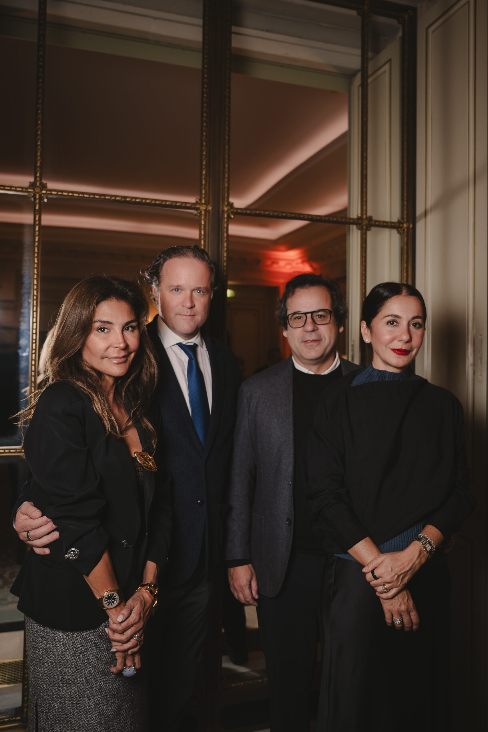 Caterina Heil Stewart, Charles Stewart, Daniel Roesler, and Bia Rosa