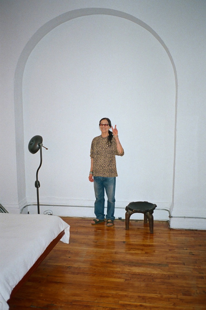 Designer Stella Ishii in her Soho, New York, loft. 