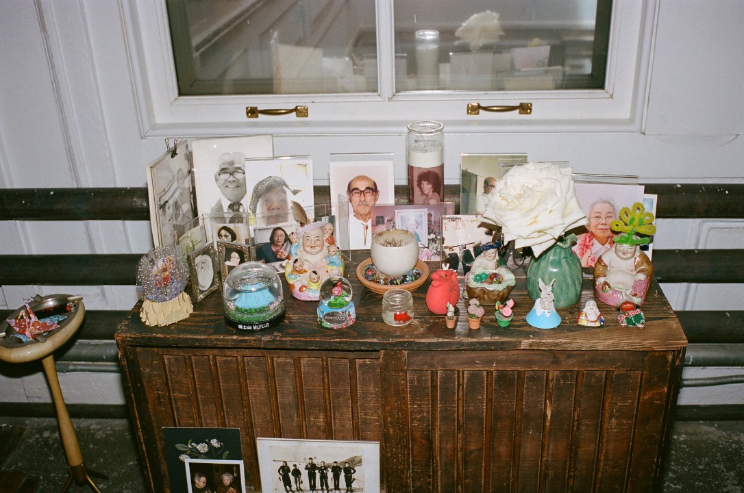 That’s my family, the people who have passed. It started with my father passing, and then my mother, my best friend, my sisters, my niece, my nephew. Every day, I light an incense and do a little prayer or acknowledgement. It’s just something I’ve always done.