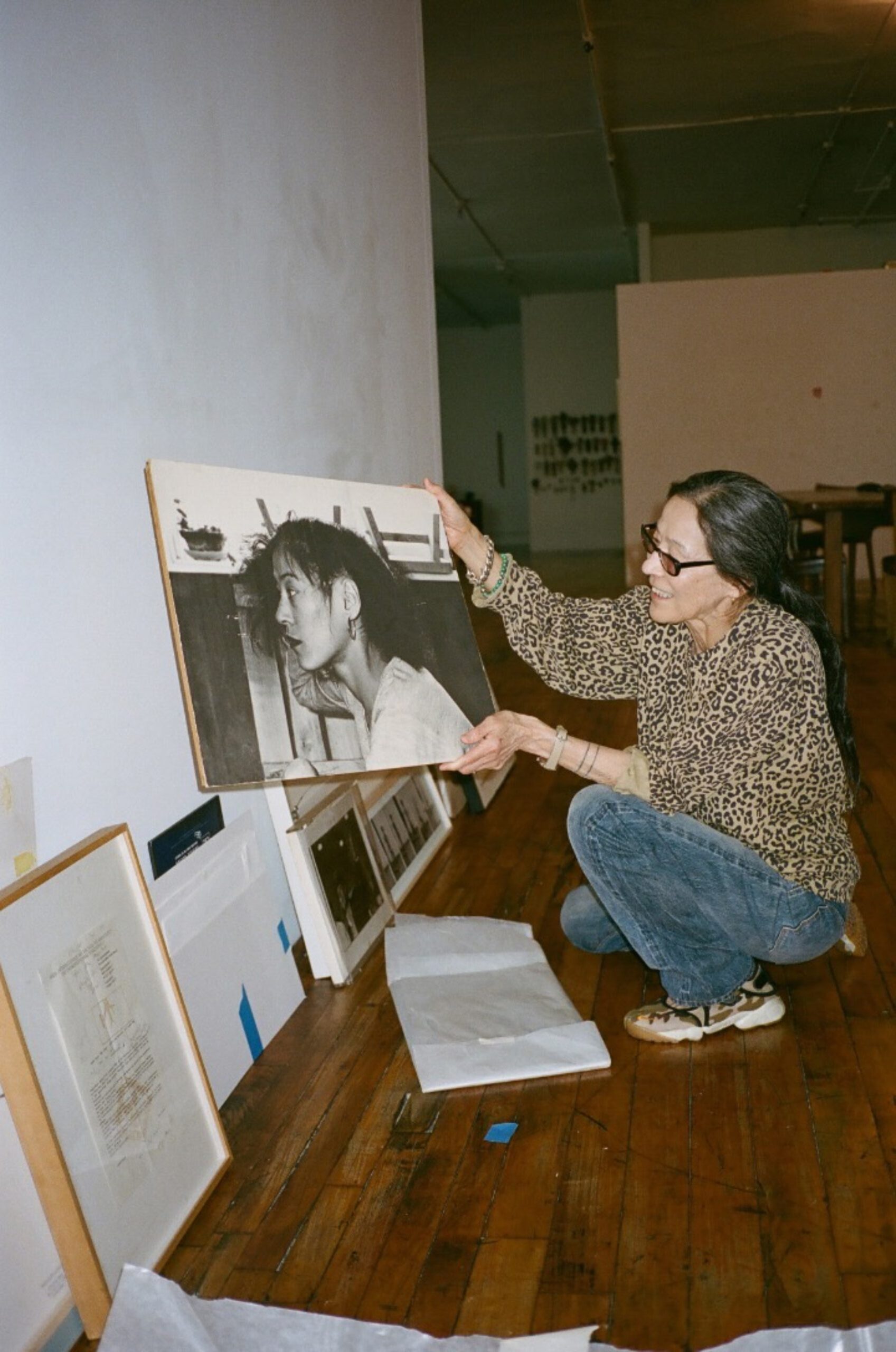 My husband took that photo. That's me when I lived in Japan in the early '80s, a long time ago. I must have been in my 20s; I was still roaming around Europe. We lost it for a while, and then when I was cleaning up our storage two years ago, I found it again. So I brought it into our home for memories.