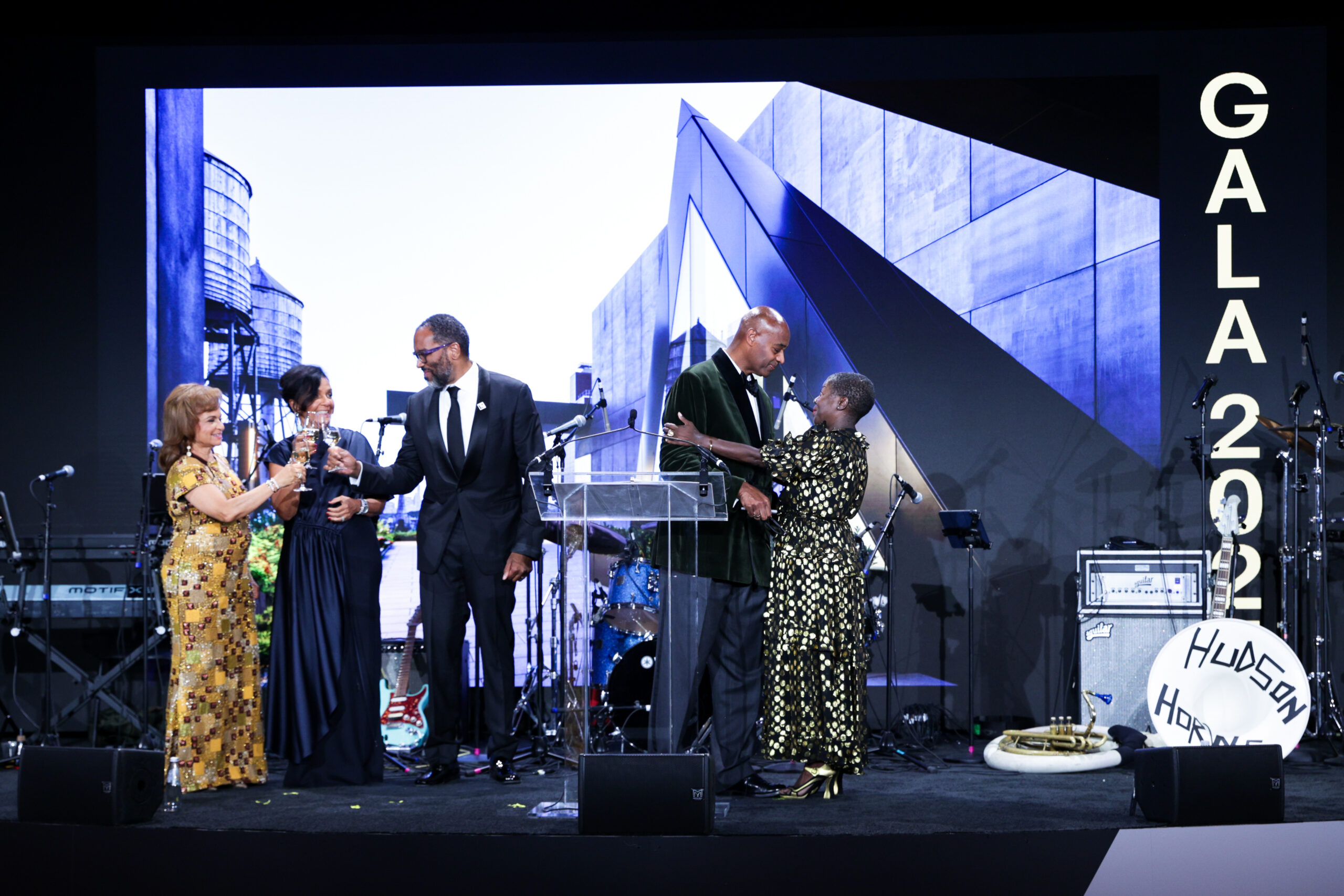 Kathryn Chenault, Carol Sutton Lewis, Damien Dwin, Raymond McGuire, and Thelma Golden