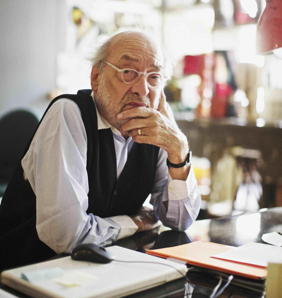Portrait of Gaetano Pesce in his Soho Office by Paul Barbera