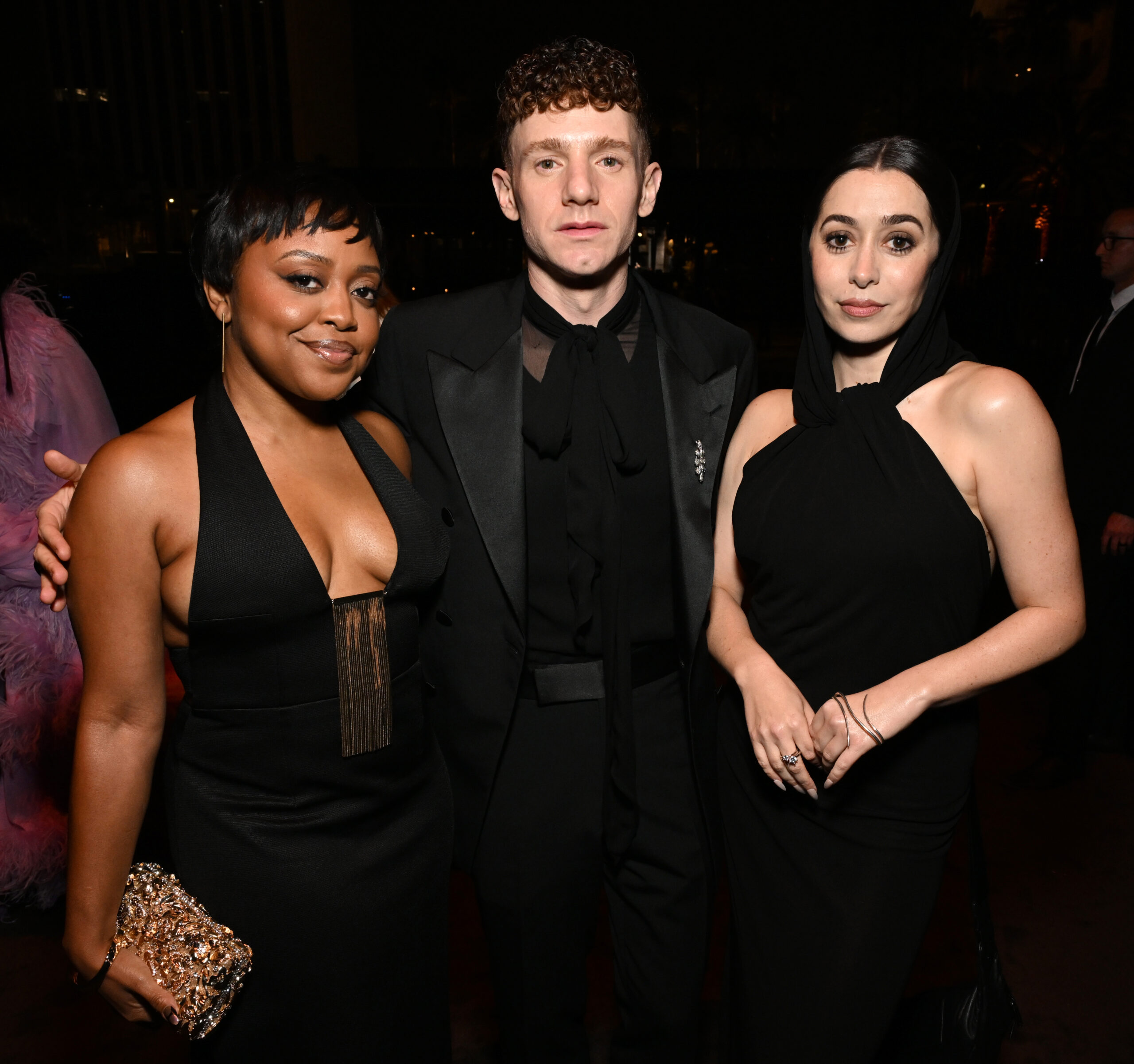 Quinta Brunson, Chris Perfetti and Cristin Milioti