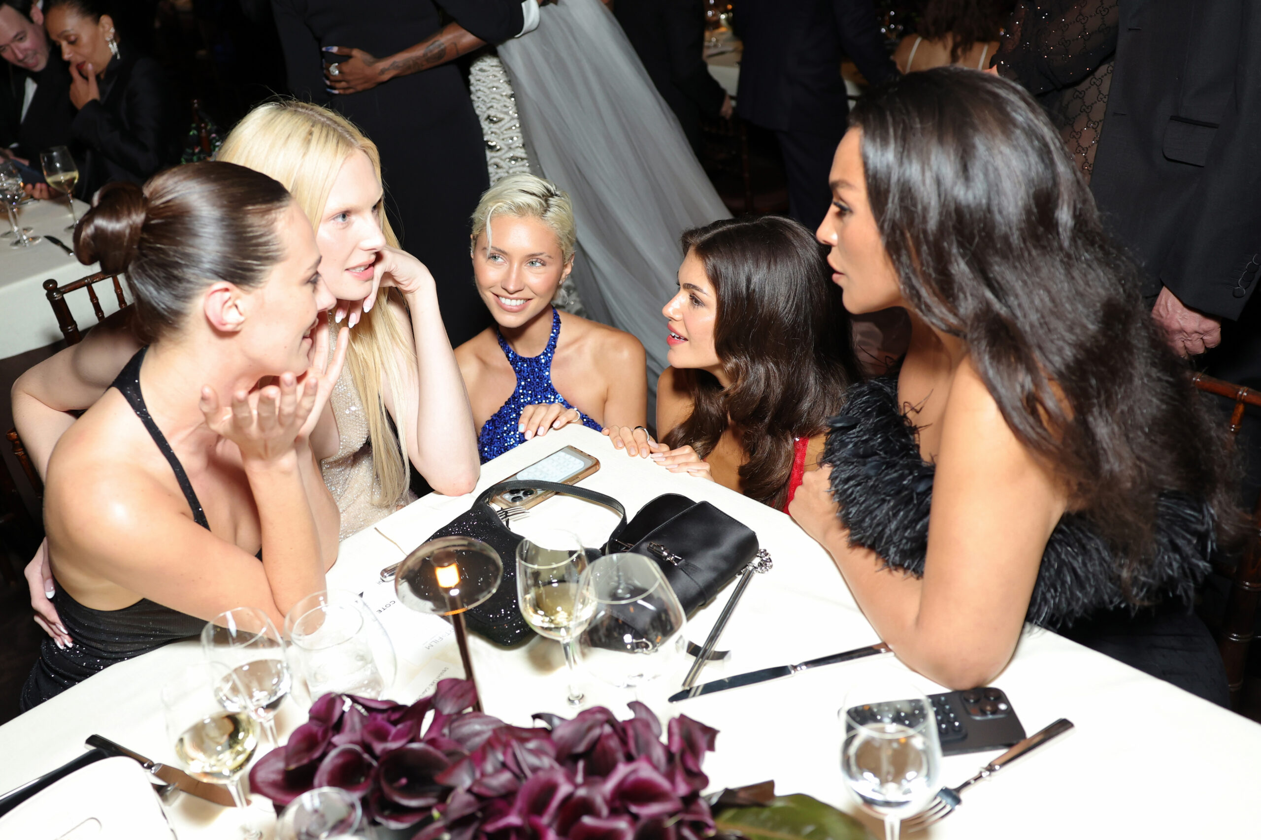 Devon Lee Carlson, Alex Consani, Iris Law, Kaia Gerber and Paloma Elsesser