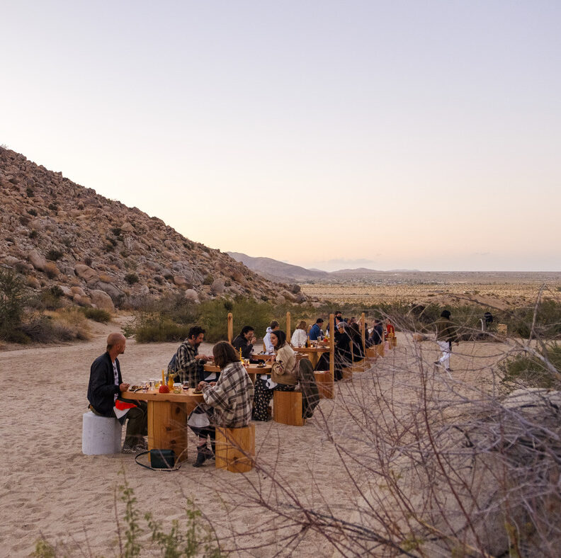 Dining at Dan John Anderson High Desert Dinner 